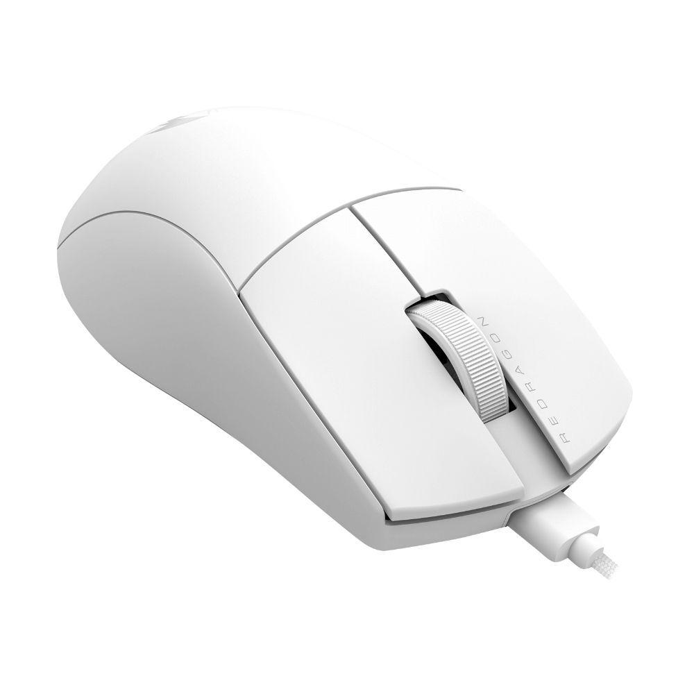 MOUSE GAMER KING M724 BLANCO ALAMBRICO 12400 DPI REDRAGON-2