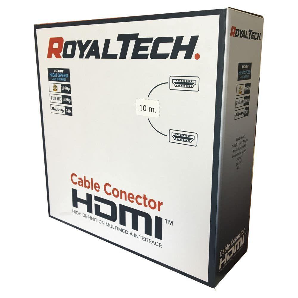 CABLE HDMI 2.0 30MTS 24AWG ROYALTECH-1