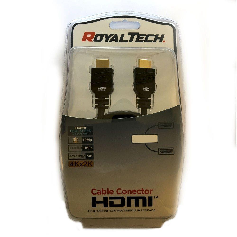 CABLE HDMI 1.8MTS 19PIN M-M ROYALTECH-1