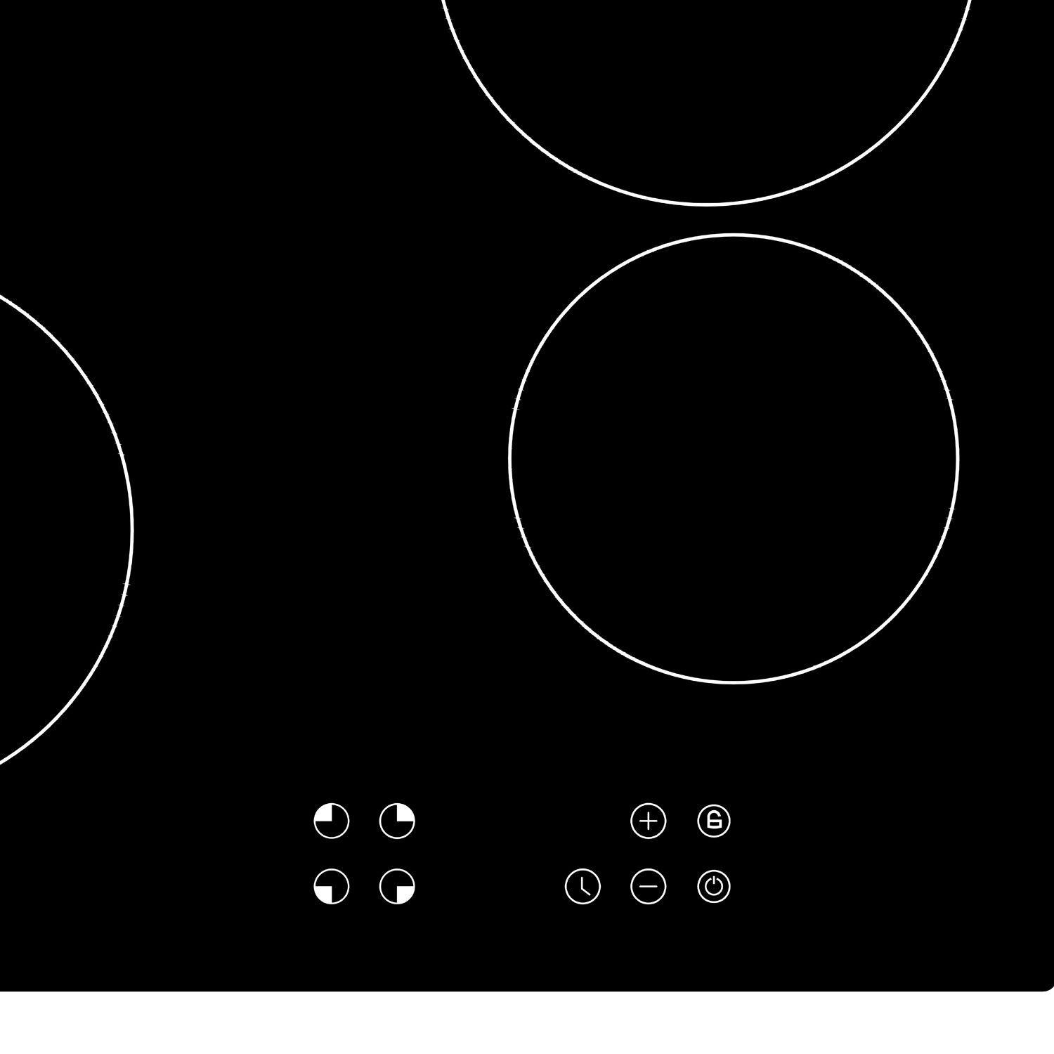 Encimera eléctrica Vitrocerámica SHOOTHOME-1