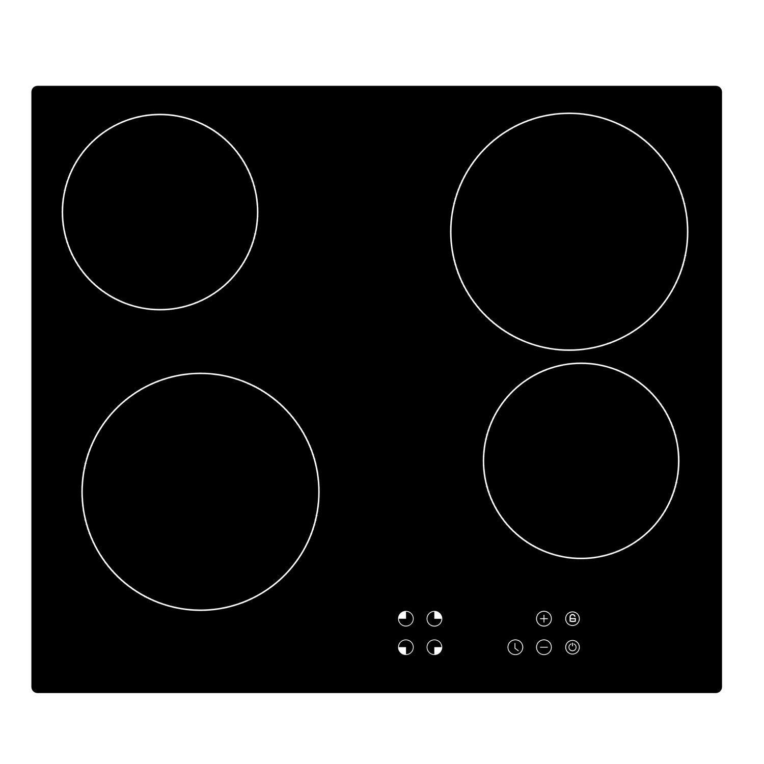 Encimera eléctrica Vitrocerámica SHOOTHOME-0