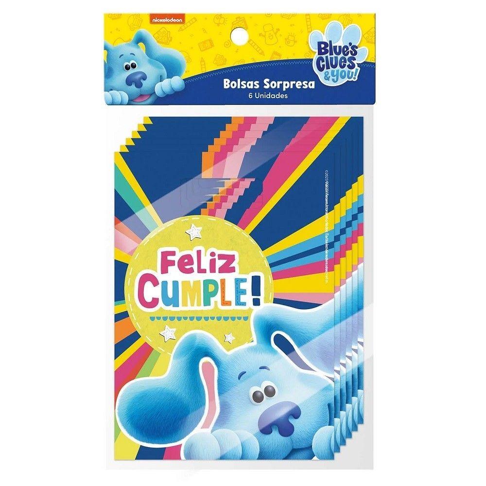 Pack Cumpleaños Las Pistas de Blue x 12-3
