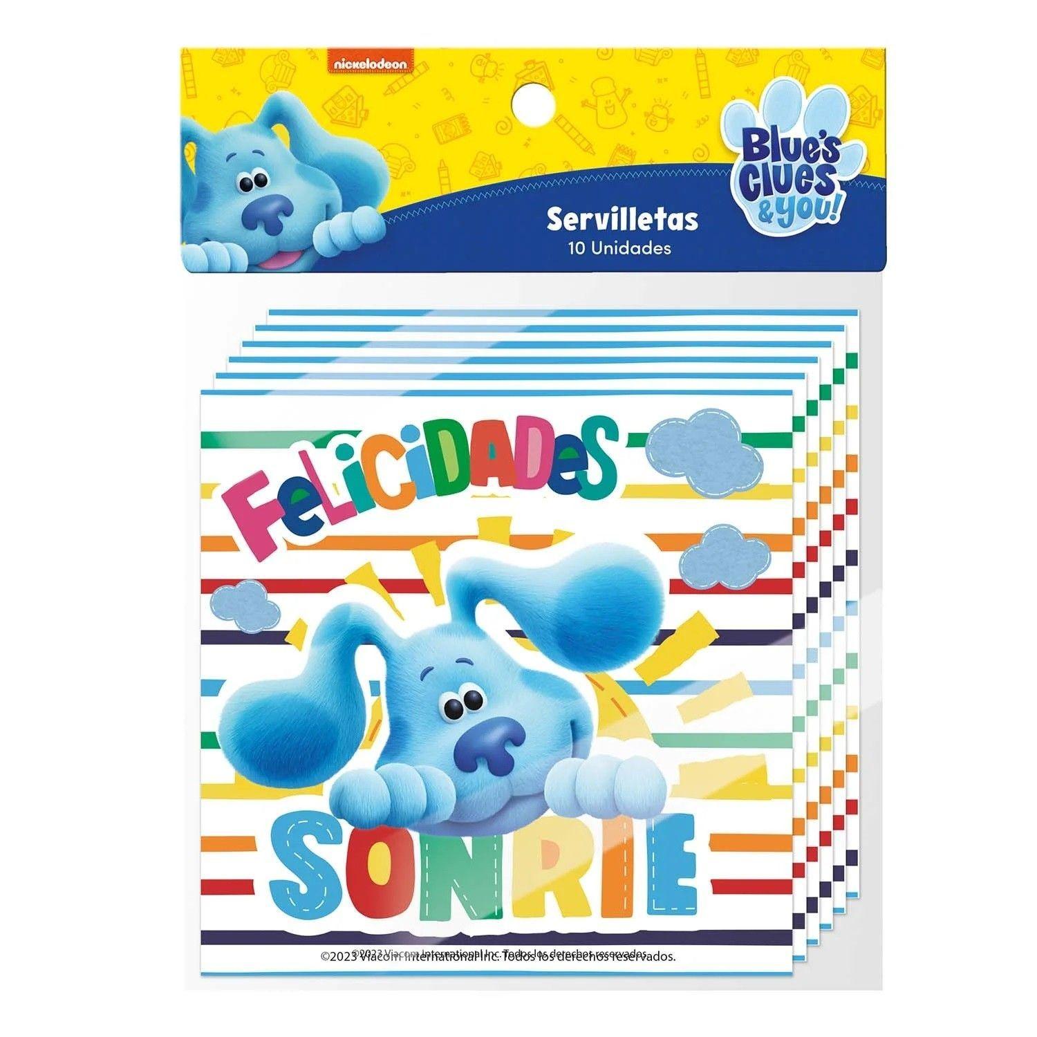 Pack Cumpleaños Las Pistas de Blue x 12-6