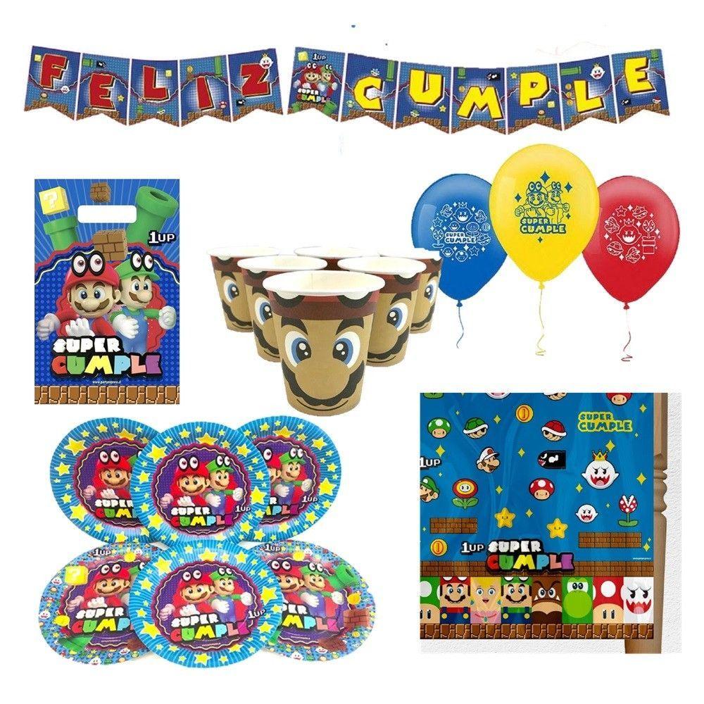 Pack Cumpleaños Súper Mario x 36-0