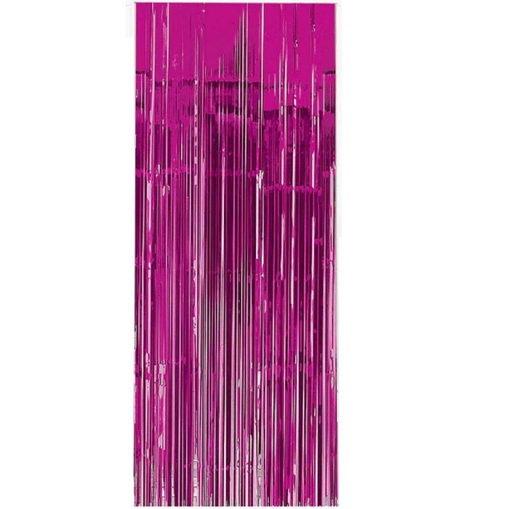 Pack Decoración Cumpleaños Fucsia Dorado-2