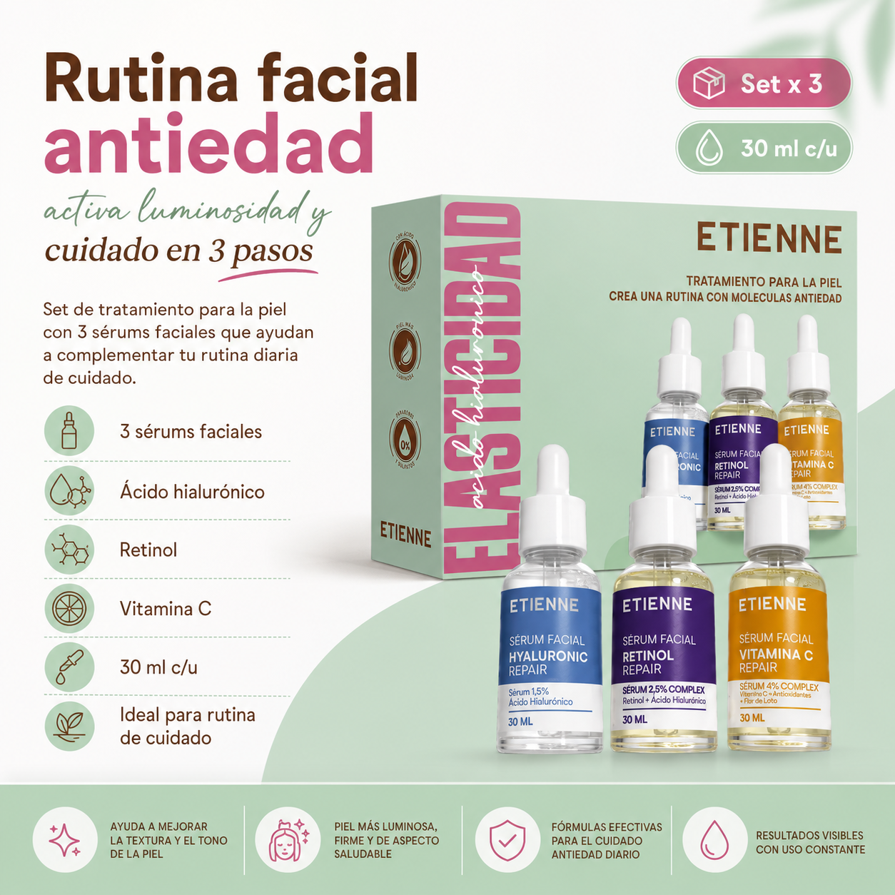 Etienne Skin Estuche Triple Serum 30Ml-2