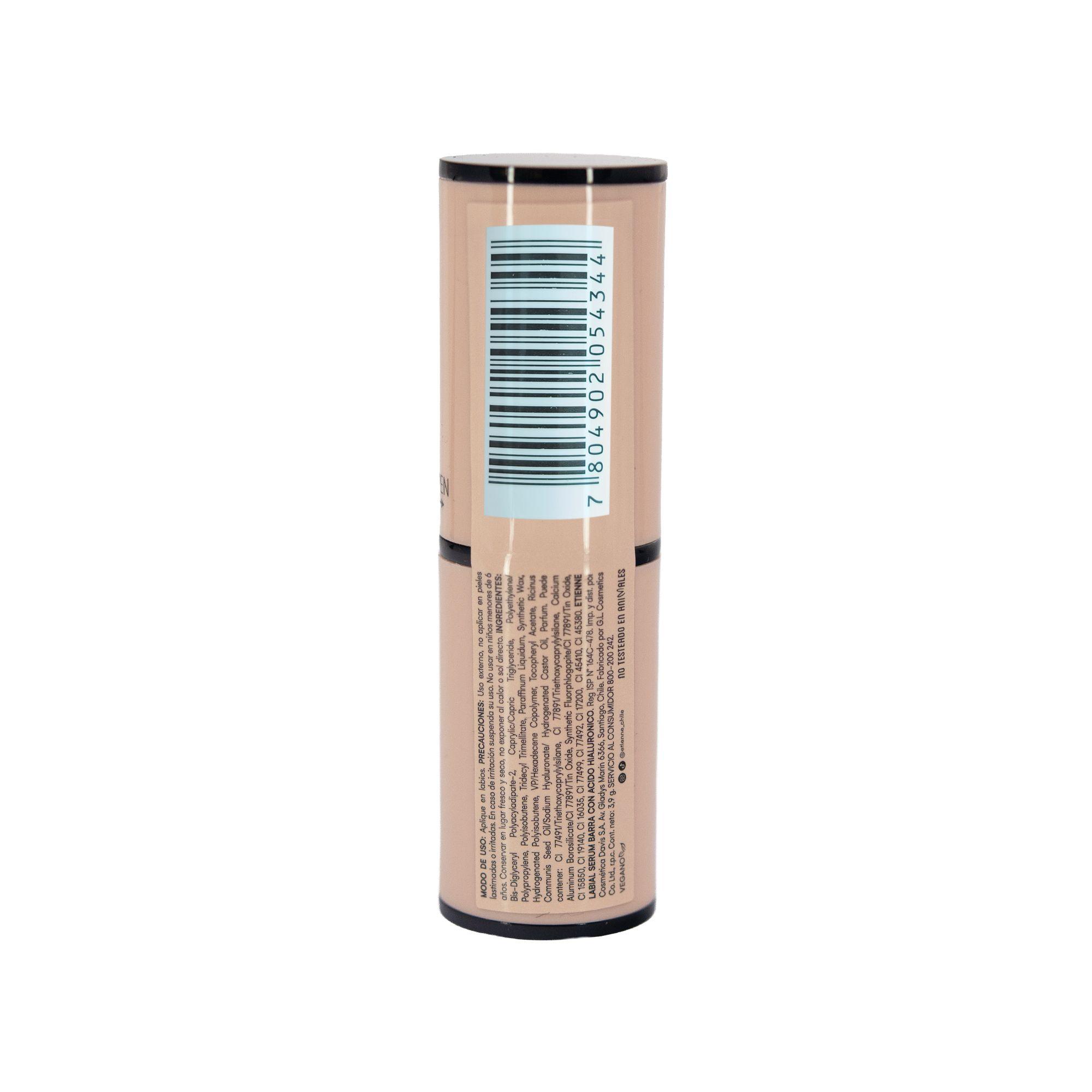 Etienne Privee Labial En Barra Ácido Hialurónico Tono Charm Rose N°635-2