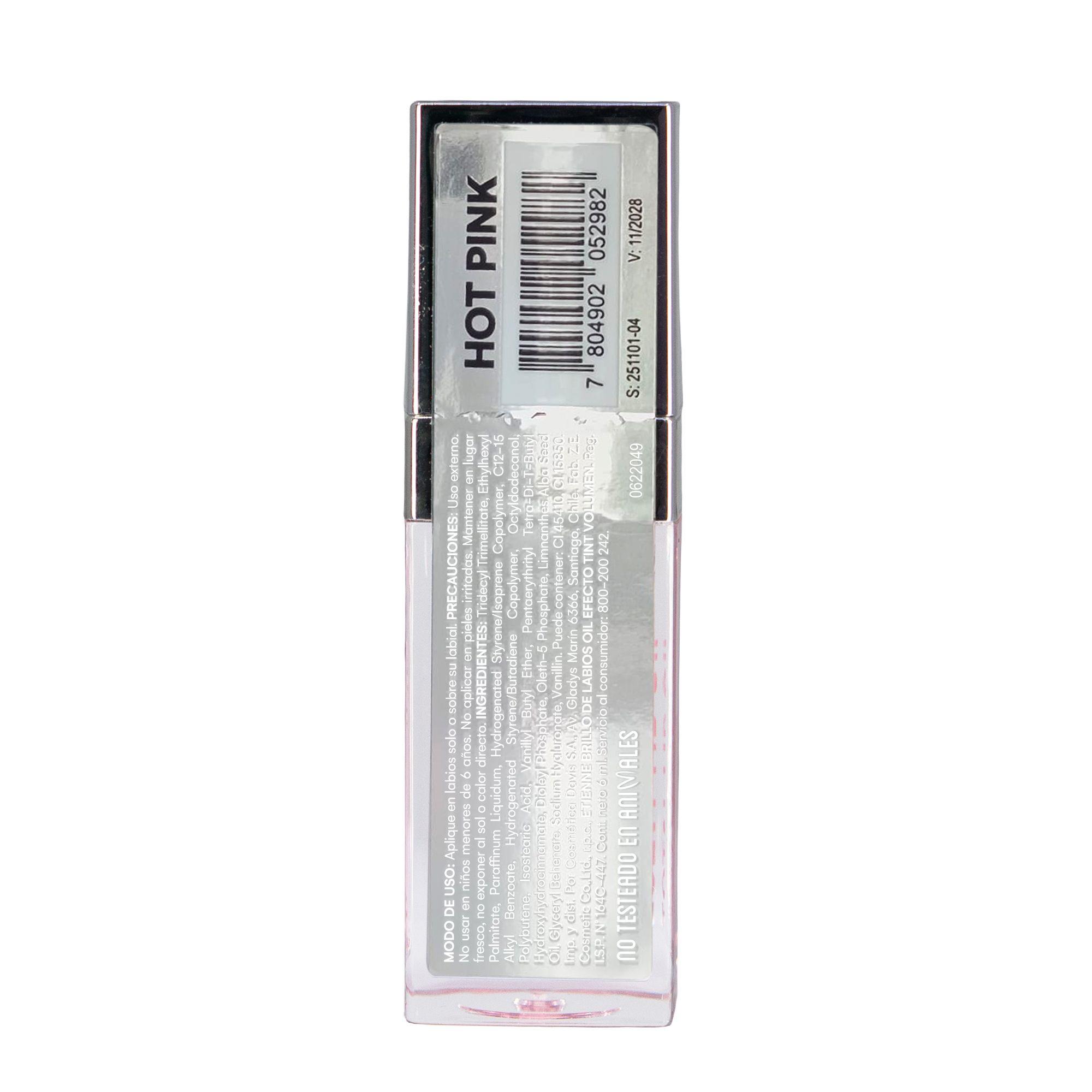 Etienne Total Lip Oil Tono Hot Pink-4
