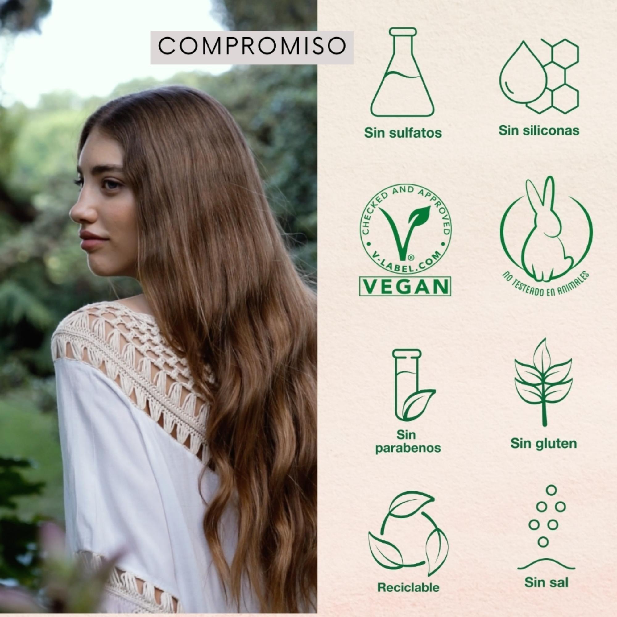 Crema de Peinar Naturaloe Hidratación & Brillo 250mL-2