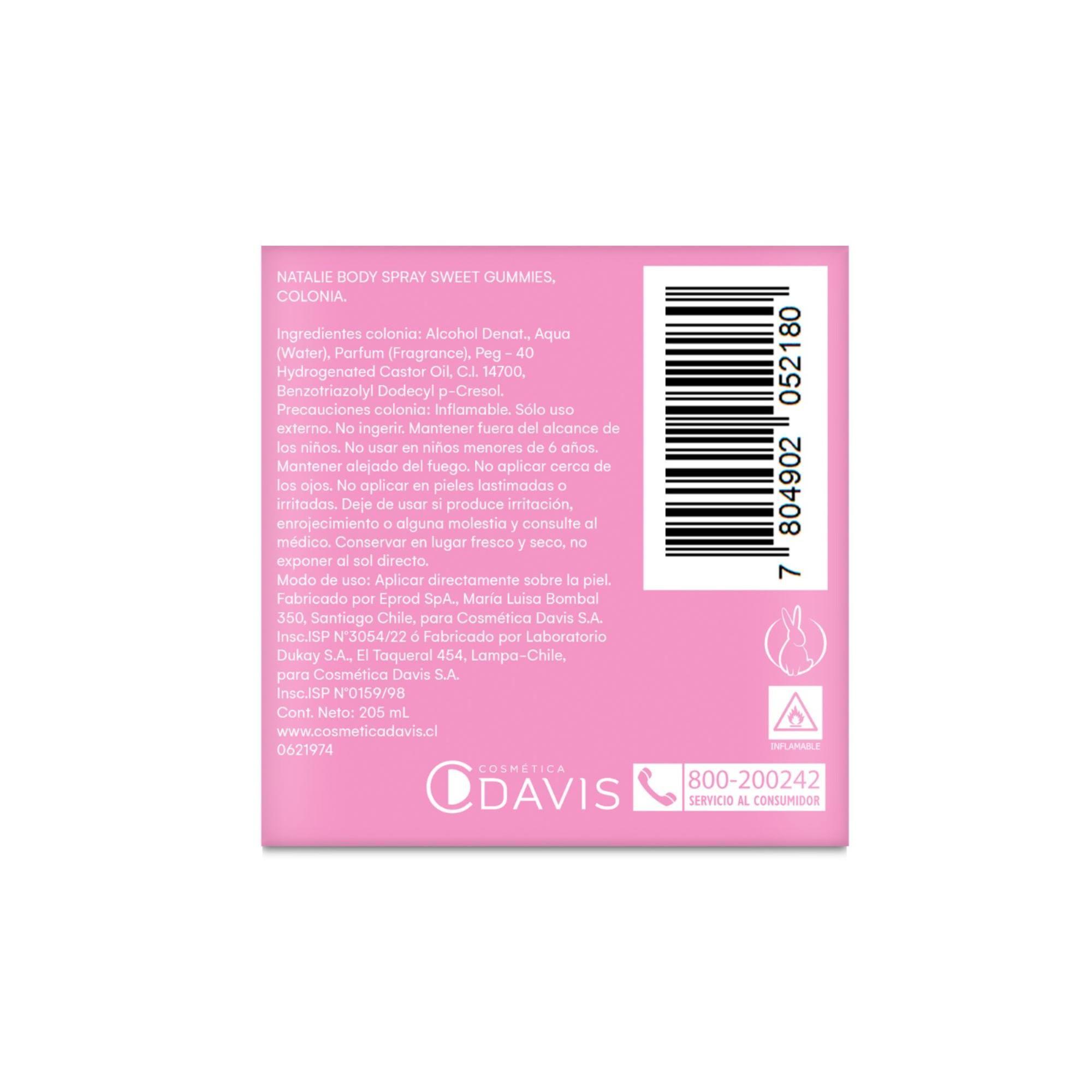 Fragancia Sweet Gummies Natalie 205ml-2