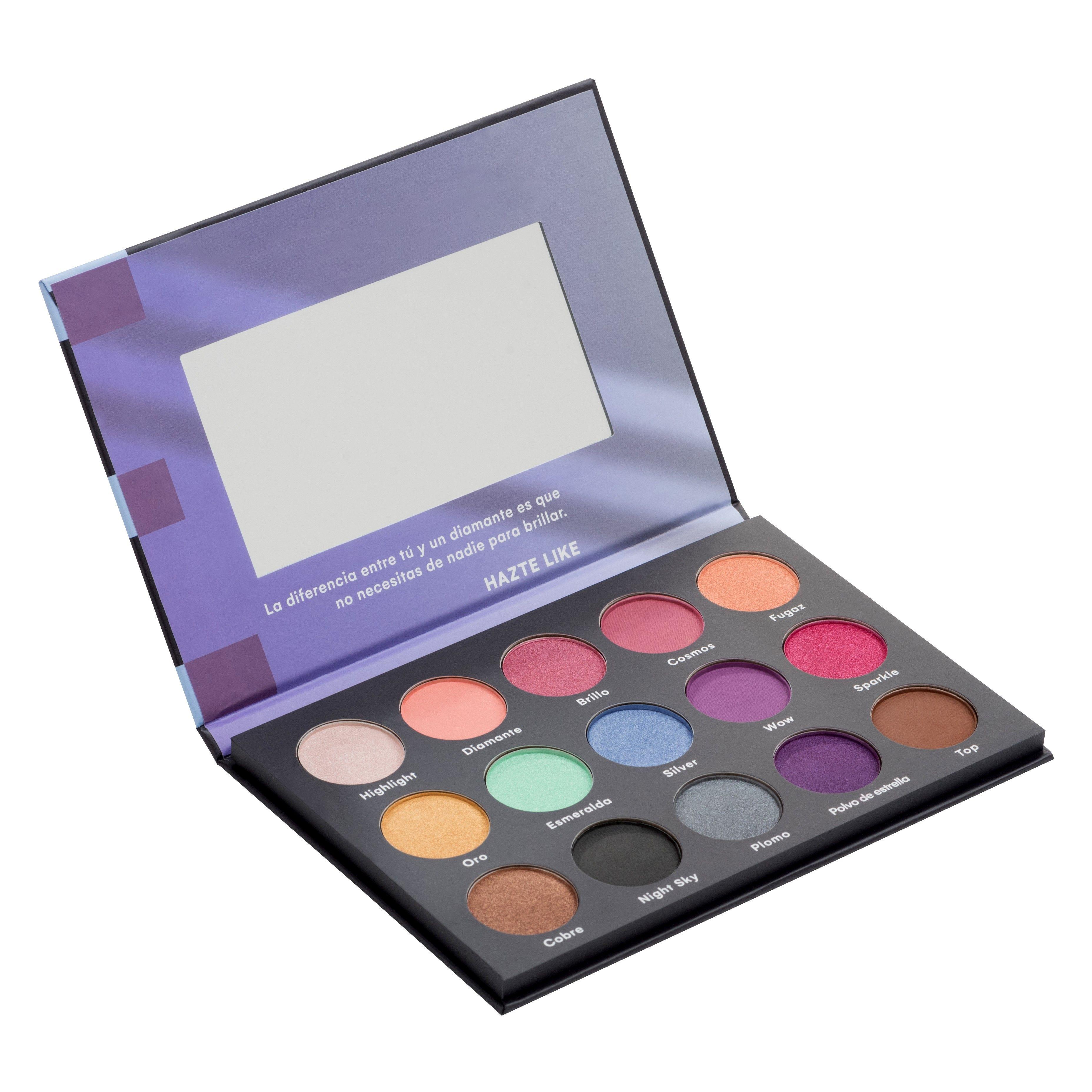 Paleta de Sombras Etienne Make kit Shine 15 Colores-0
