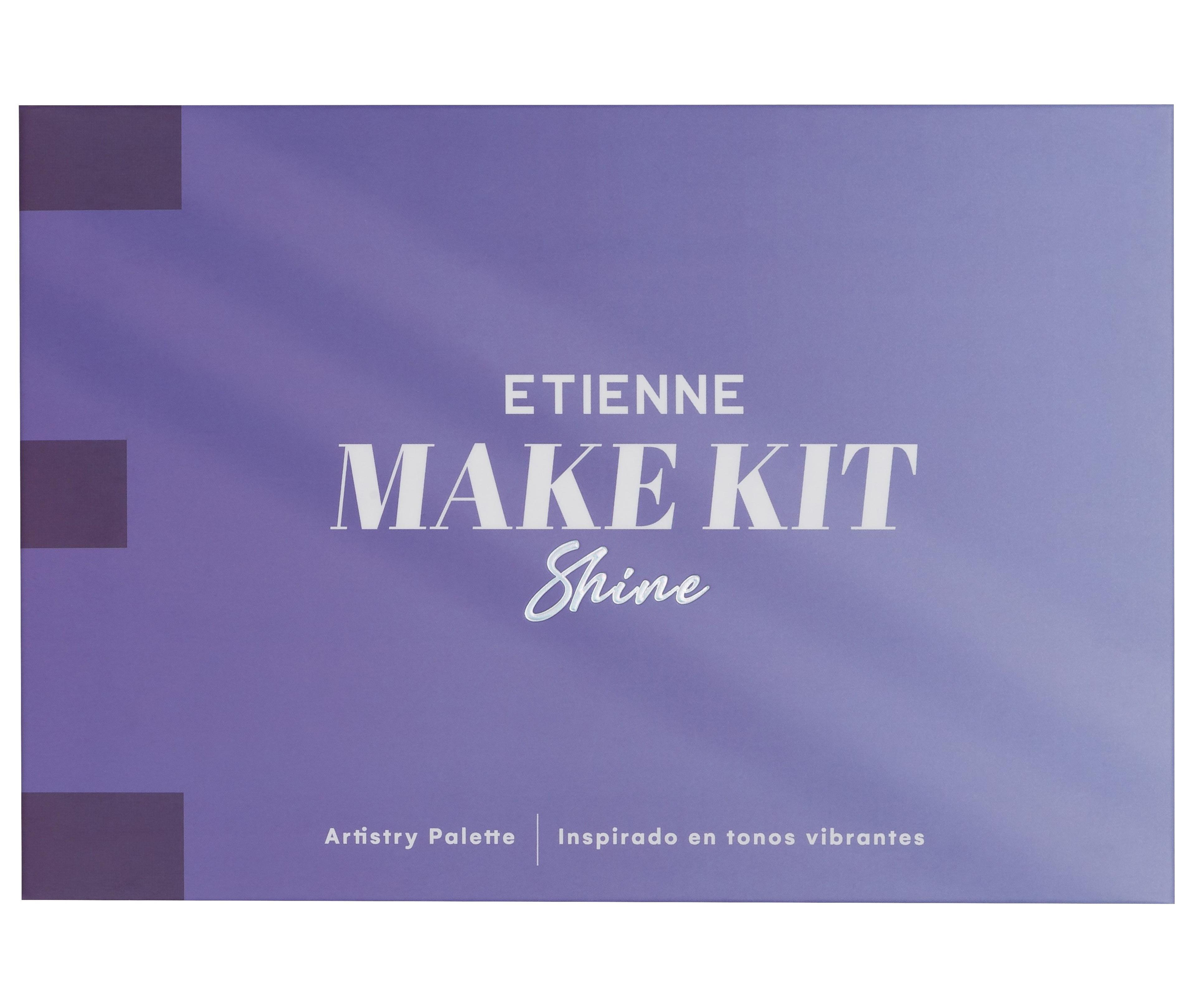 Paleta de Sombras Etienne Make kit Shine 15 Colores-2