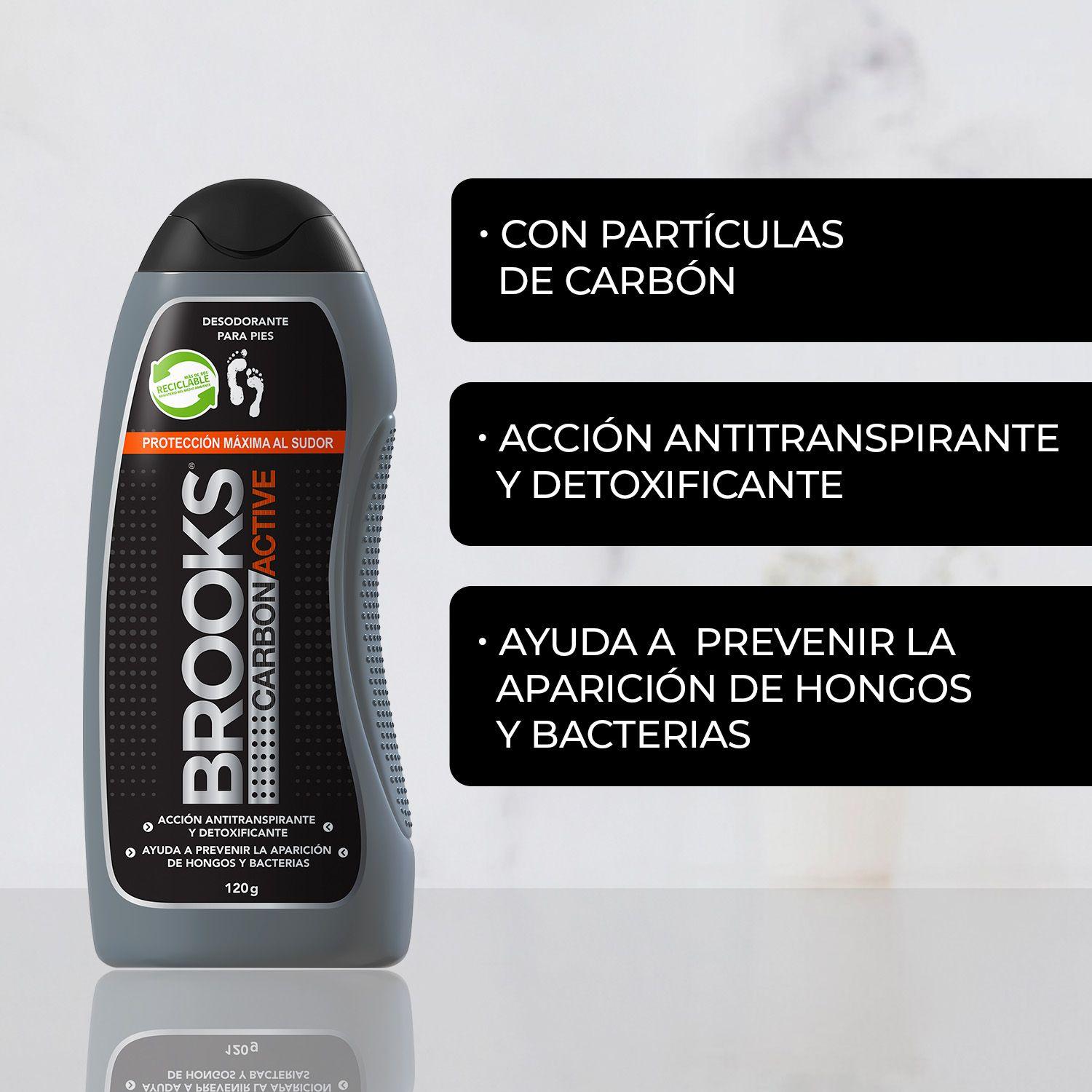 Talco Para Pies Brooks Carbon Active 120 grs-3