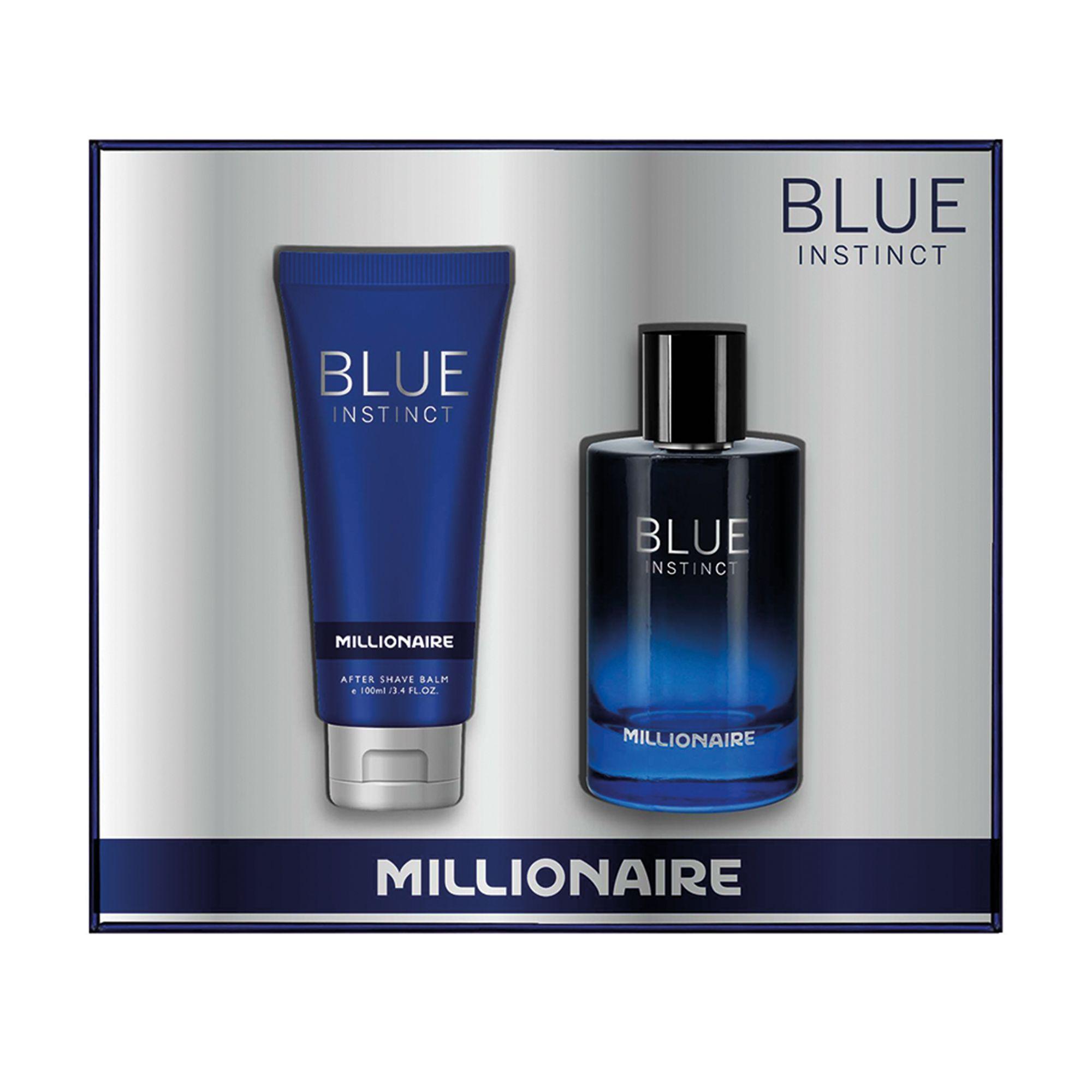 Set Millionaire Blue Instinct 95ml + After Shave 100ml-0