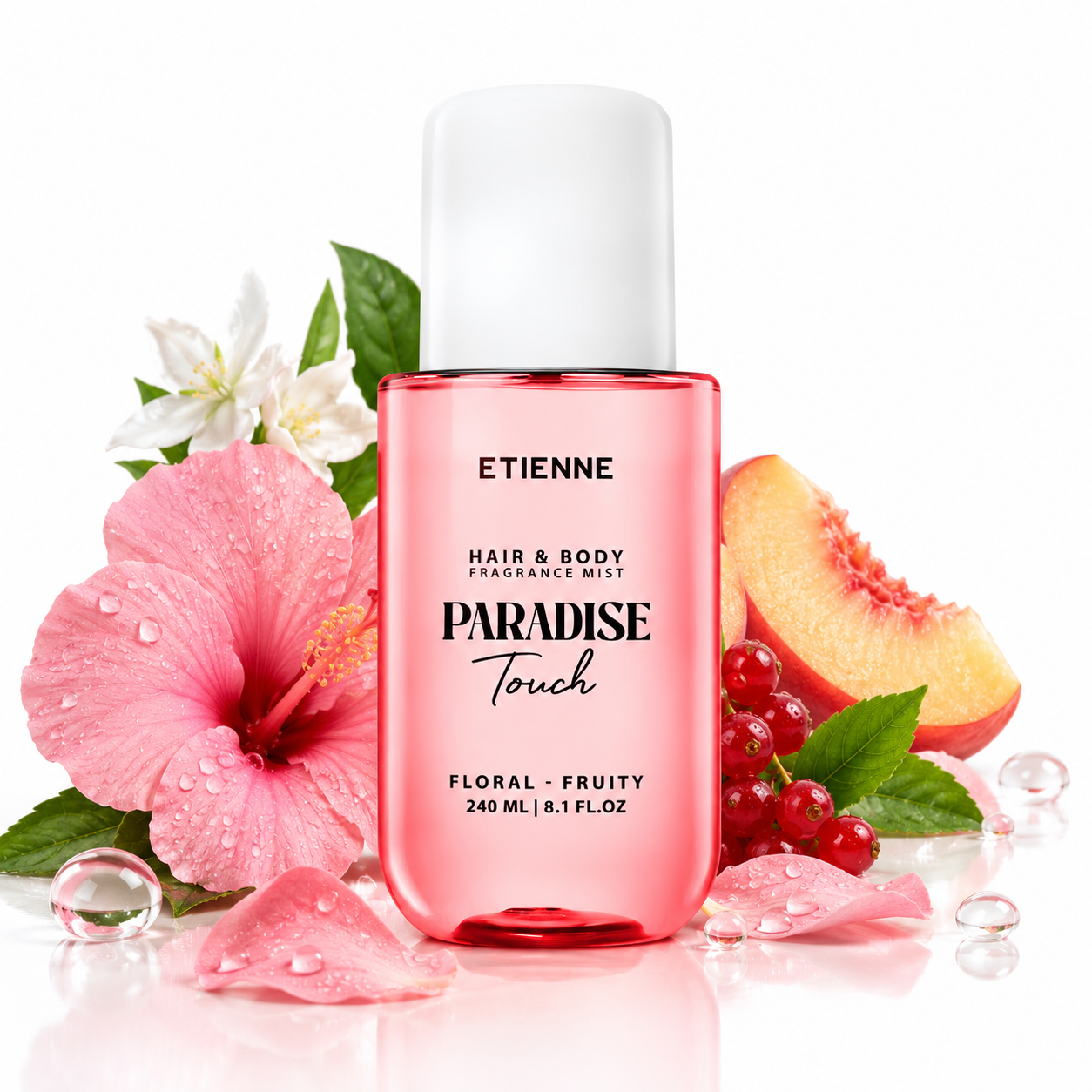 Etienne Paradise Touch Hair & Body Mist 240Ml-2