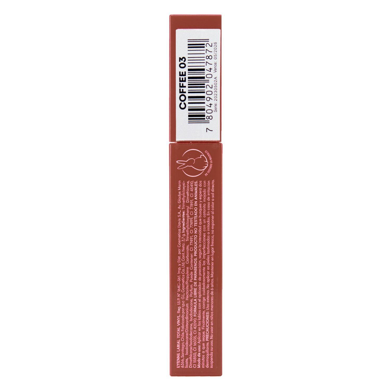 Labial Total Vinyl Coffee 03-6