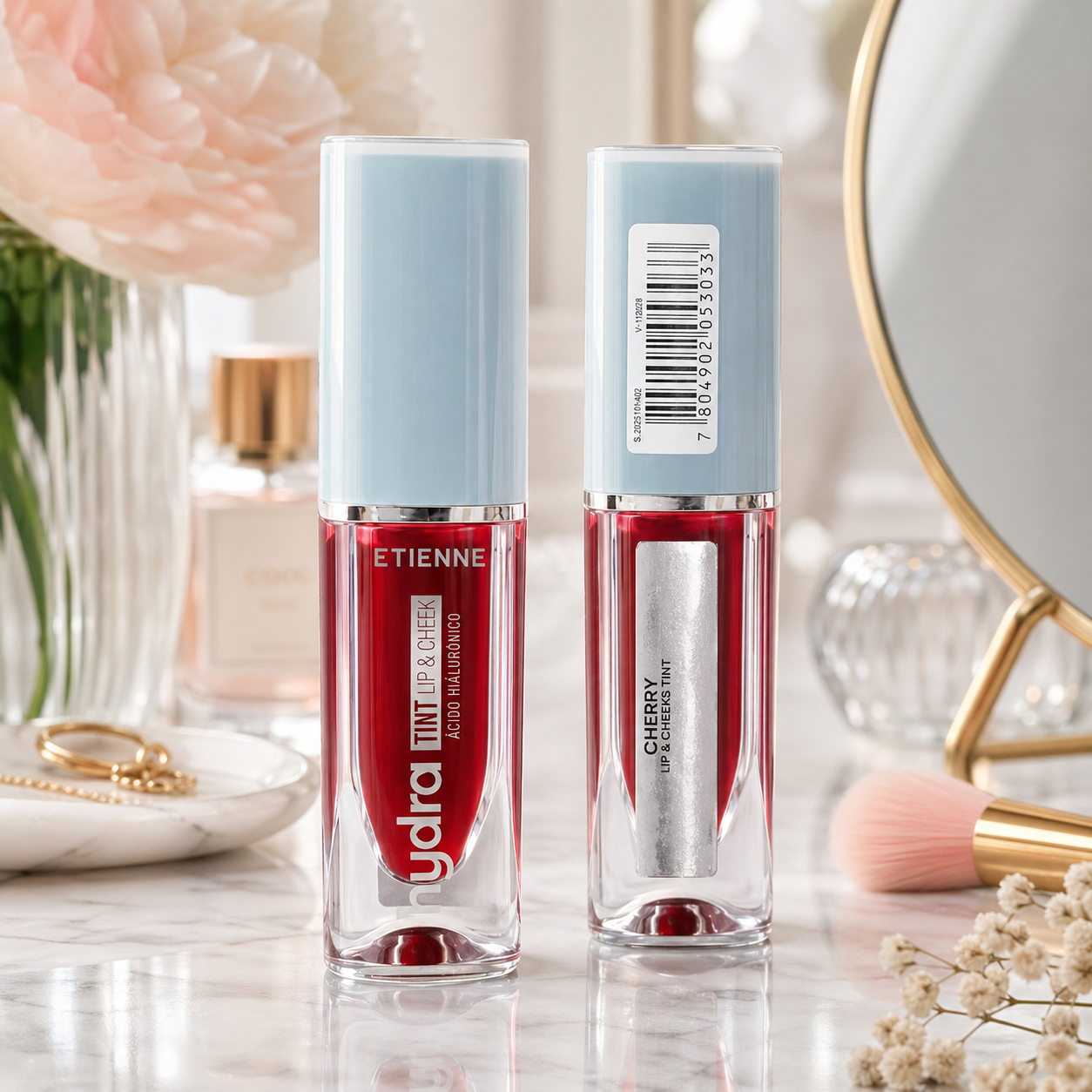 Etienne Lips & Cheeks Tint Hydra Tono Cherry-2