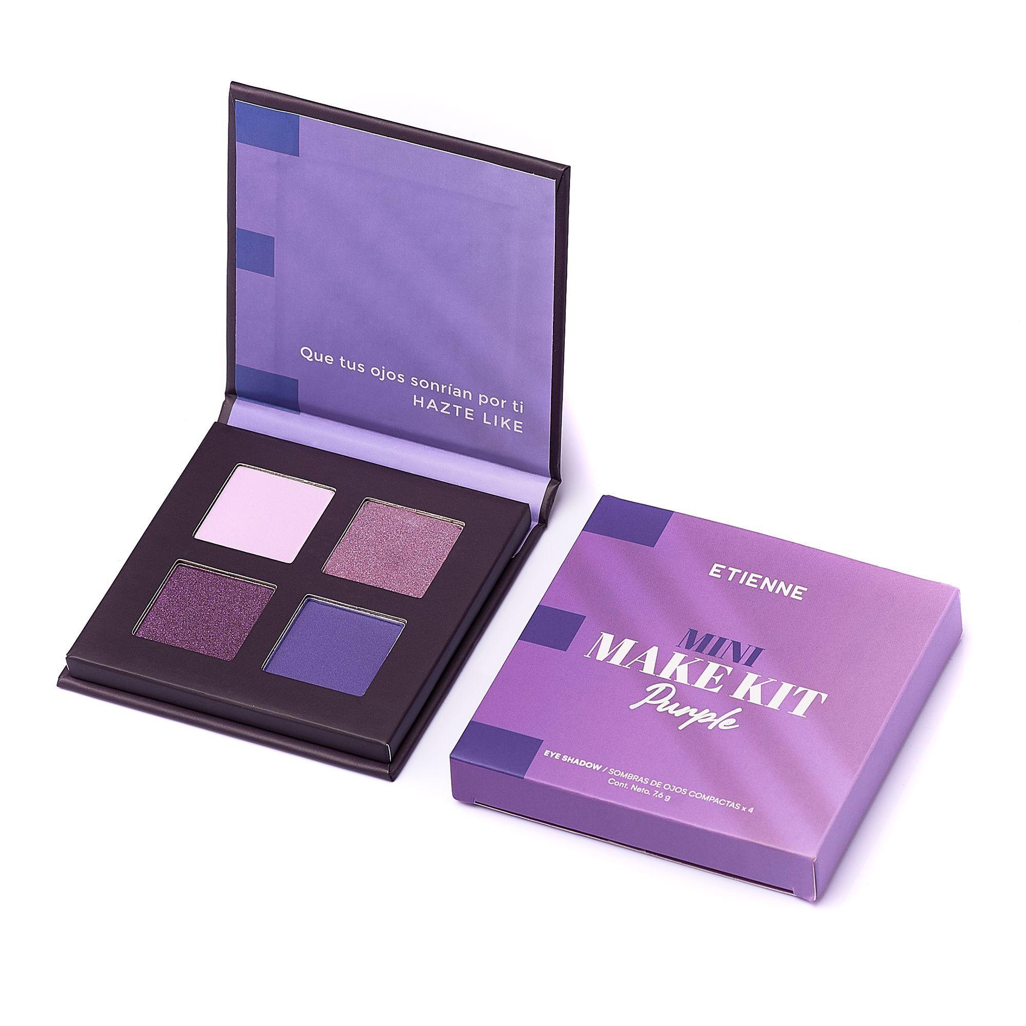 Paleta de Sombras Mini Etienne Make Kit Purple x4-0