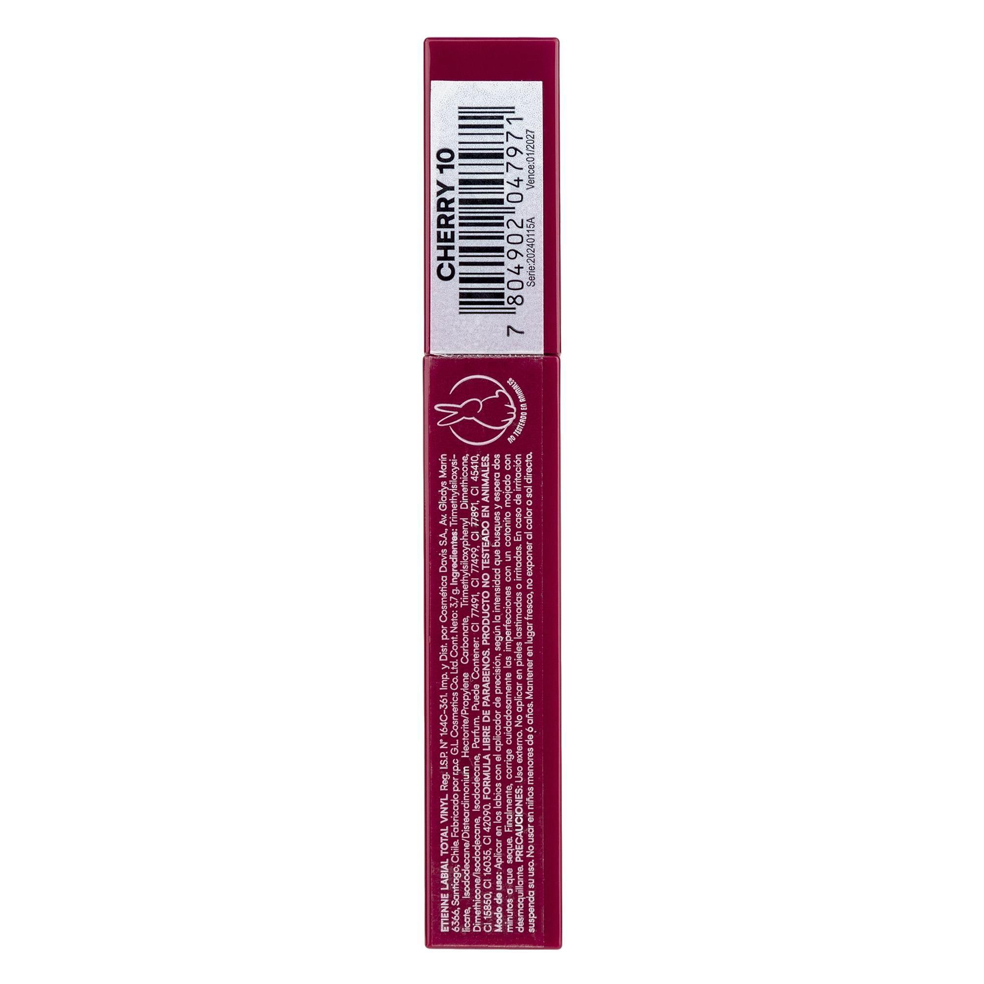 Etienne Labial Total Vinyl Cherry 10-3
