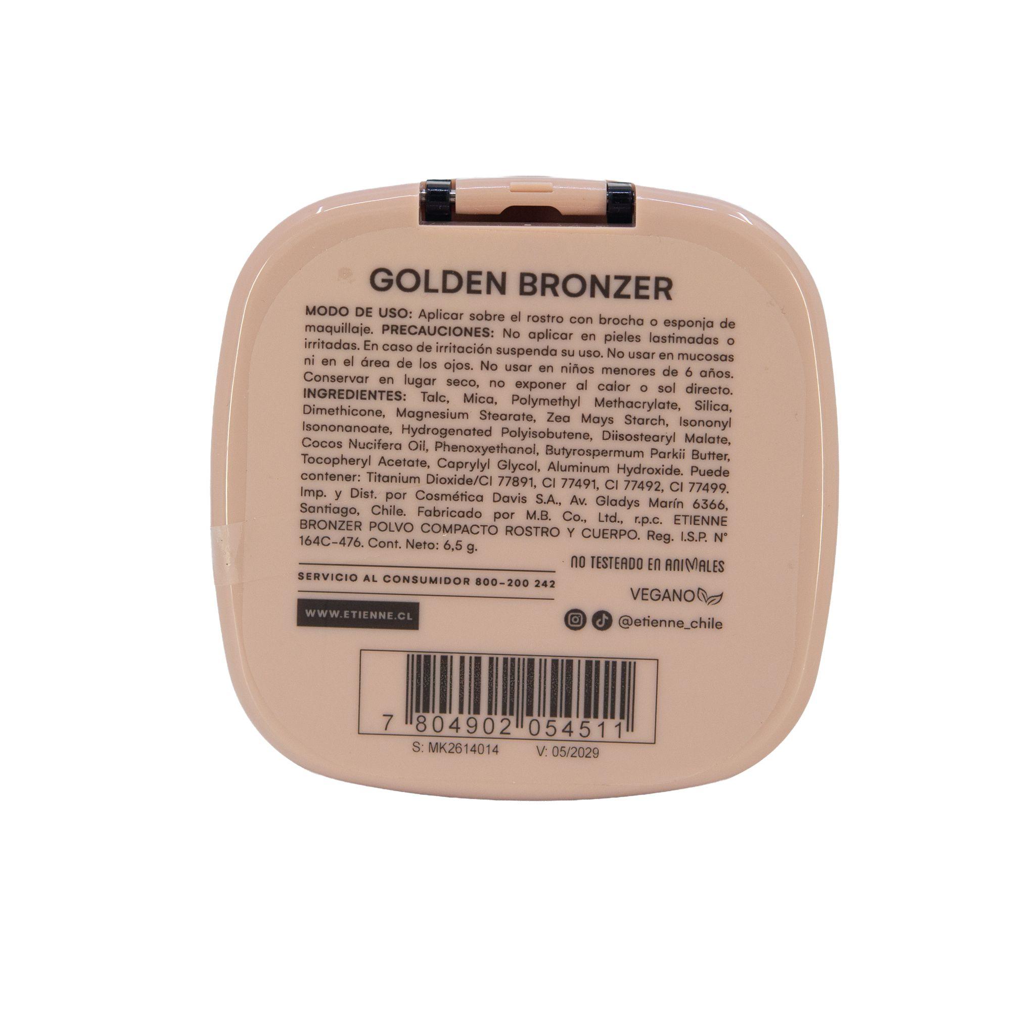 Etienne Privee Bronzer En Polvo Butter 30 Spf Tono Golden-2