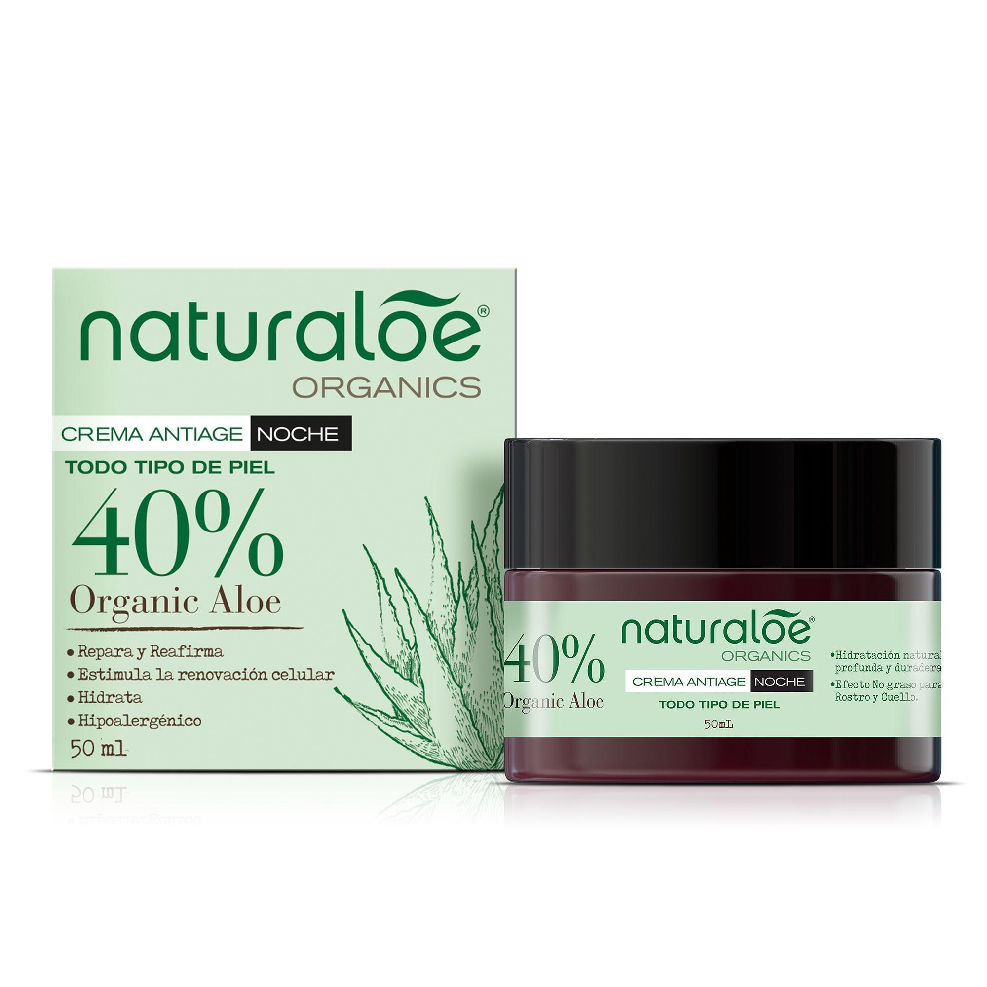 Set Naturaloe Crema de día + noche Antiage + gel de piel-3
