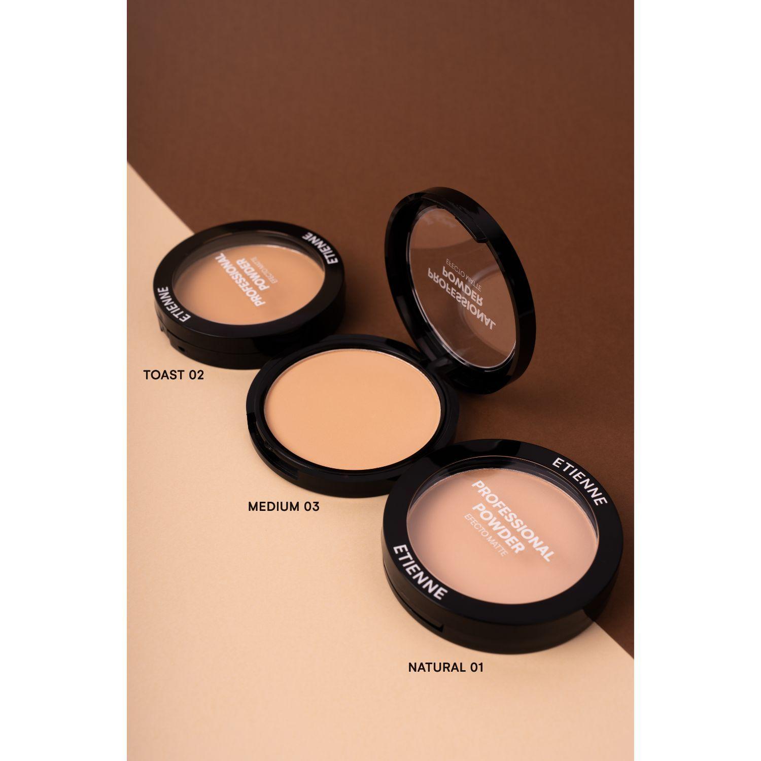 Polvo Compacto Natural Toast Matte Etienne-3