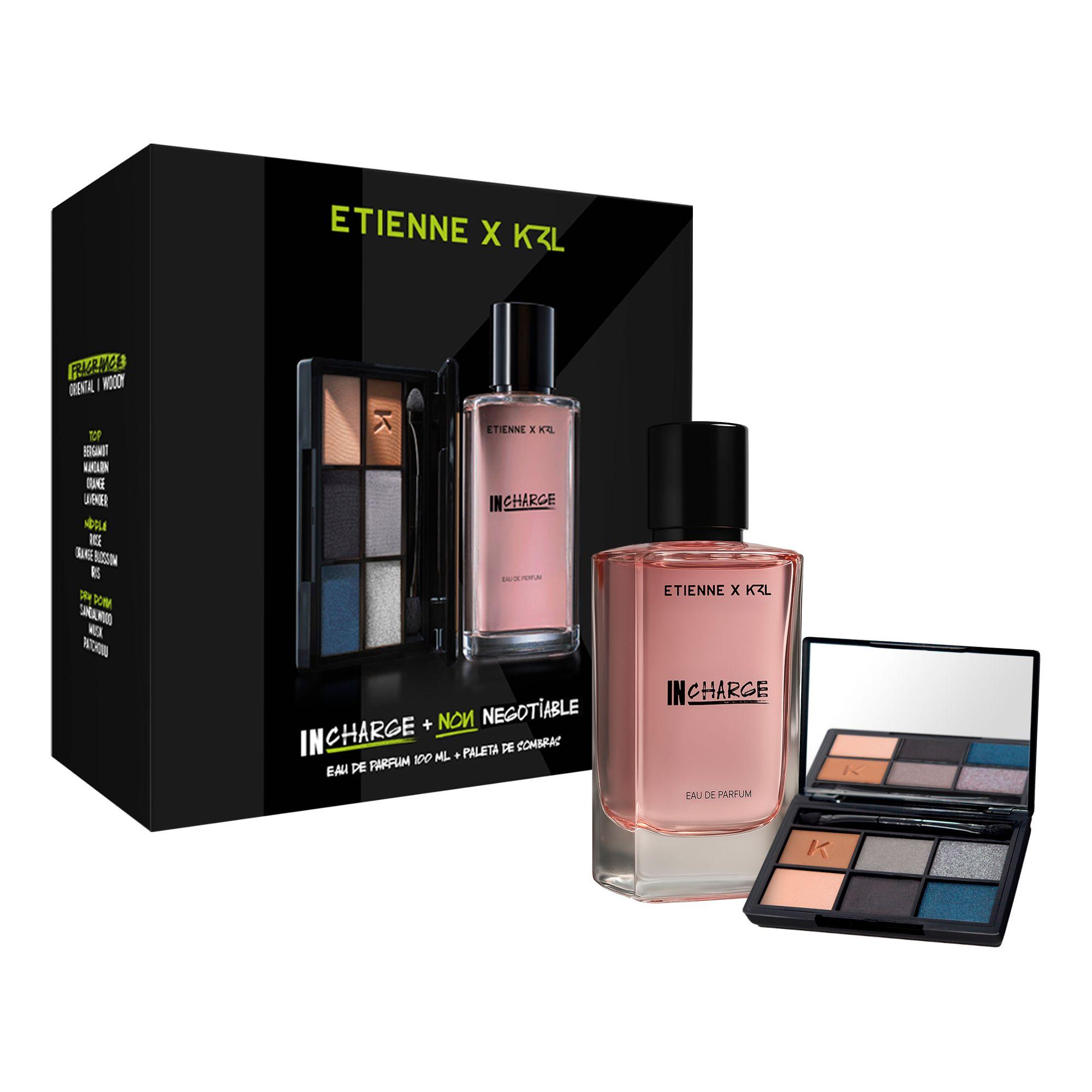 Set Perfume Etienne In Charge 100 ml + Paleta de Sombras Kel-0