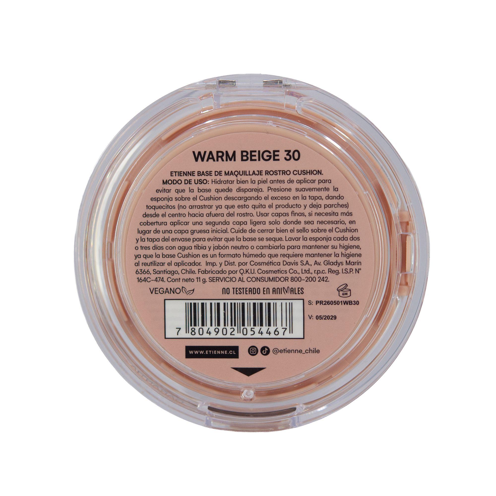 Etienne Privee Base Cushion 50 Spf Tono Warm Beige N°30-2
