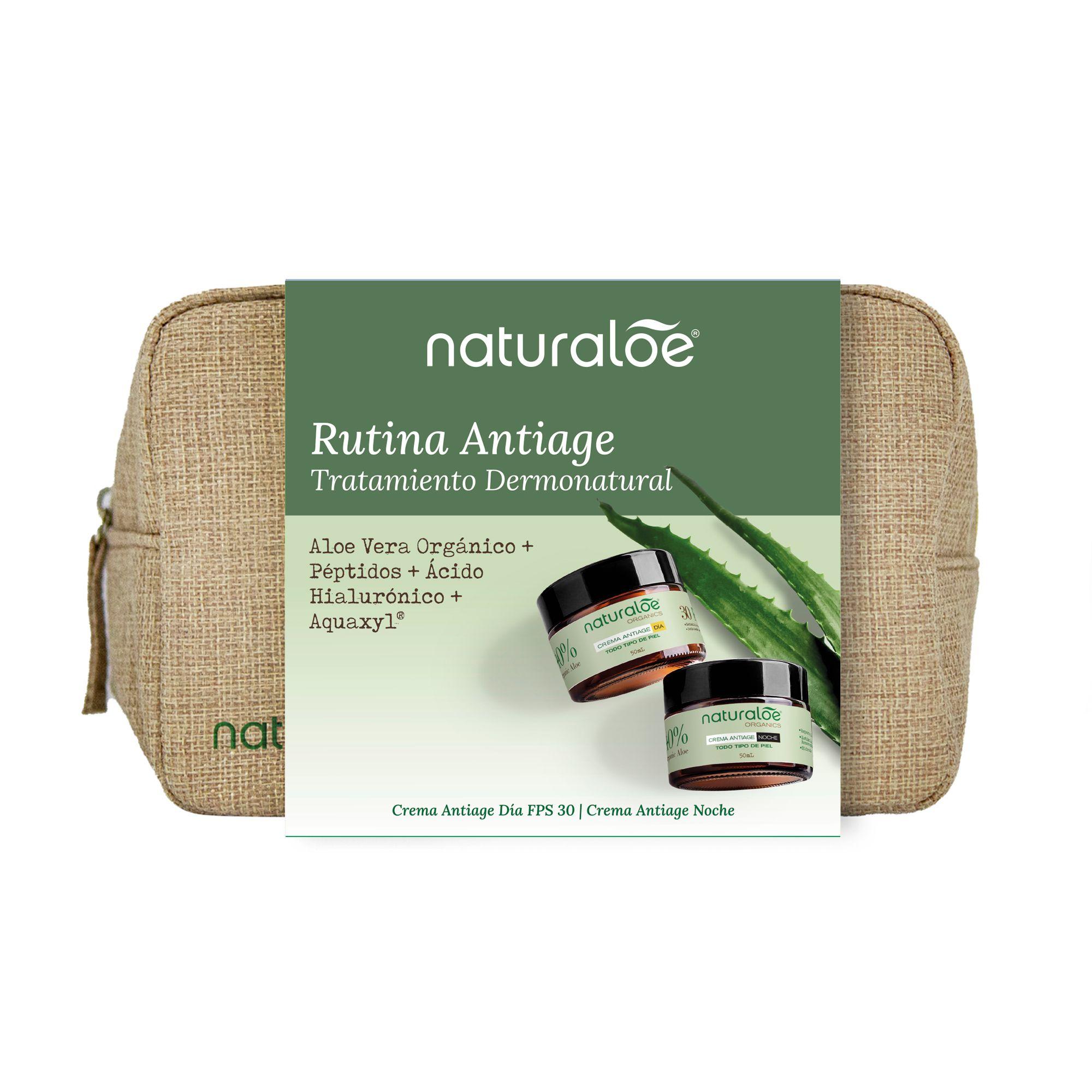 Naturaloe Set Antiage Crema Día y Noche FPS30 50ml c/u-2