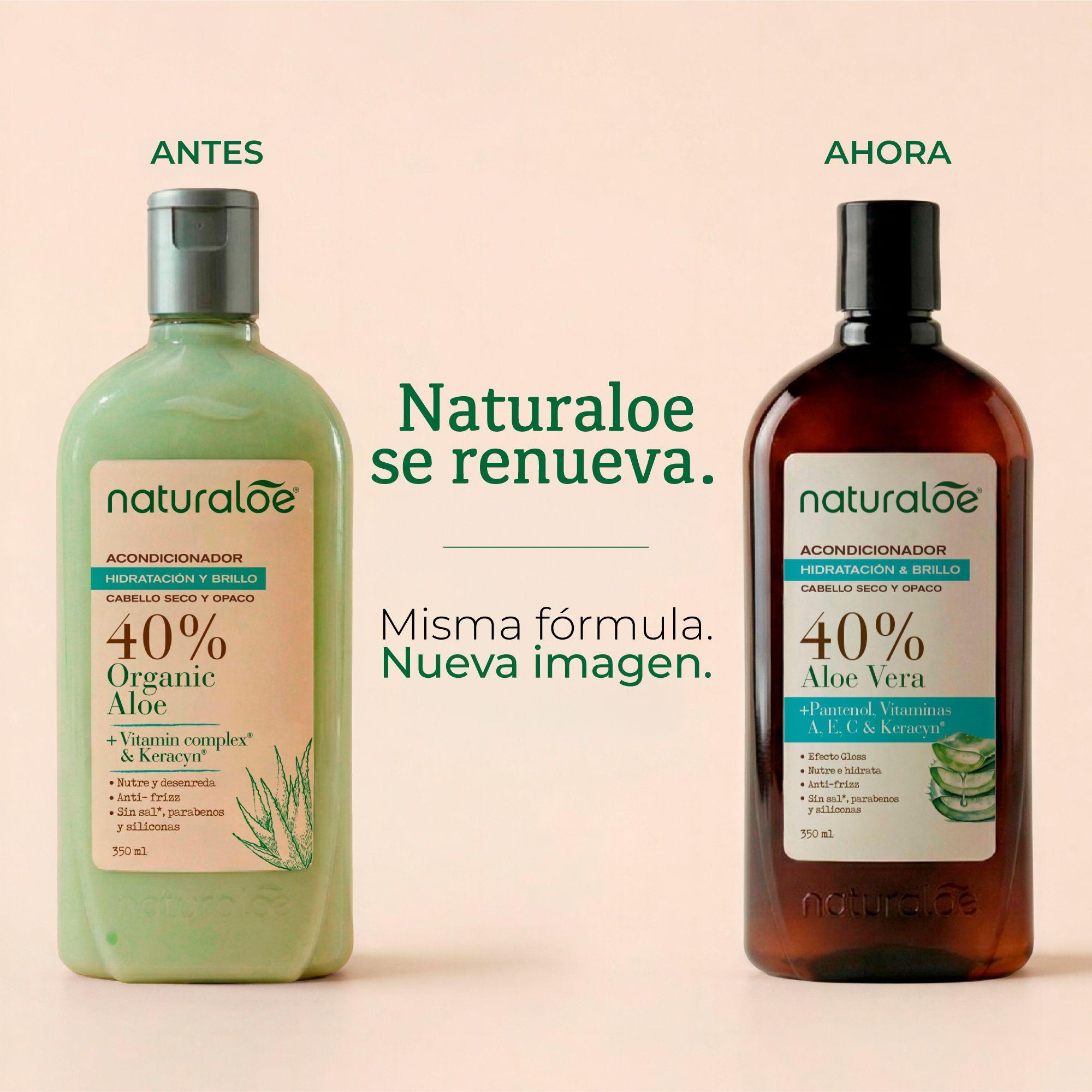 Acondicionador Naturaloe Hidratación y Brillo 350 ml-1