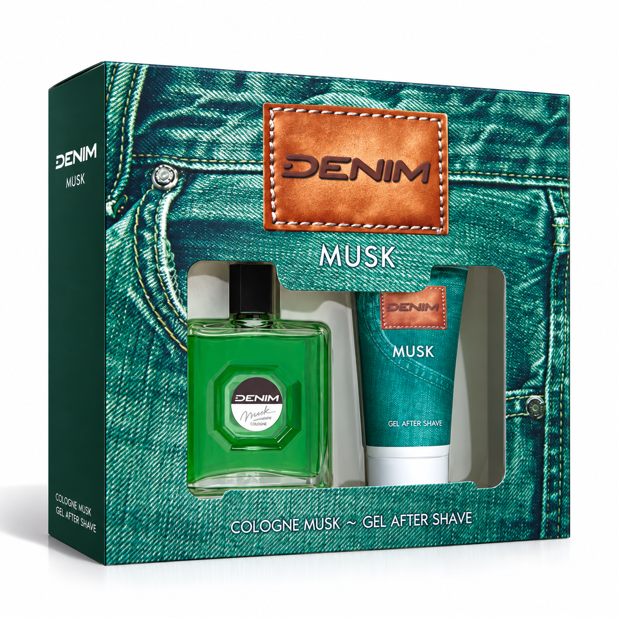 Set Denim Musk 75 ml + Gel After Shave-0