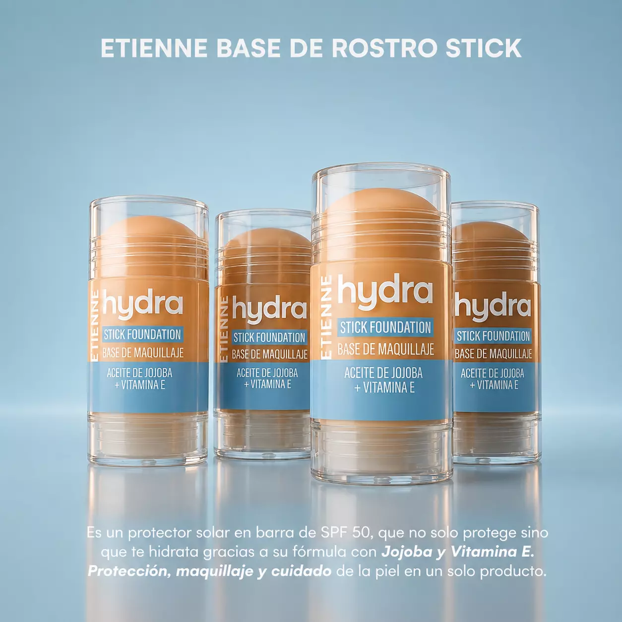 Etienne Base De Rostro Stick Hydra 50 Sfp Golden Beige-5