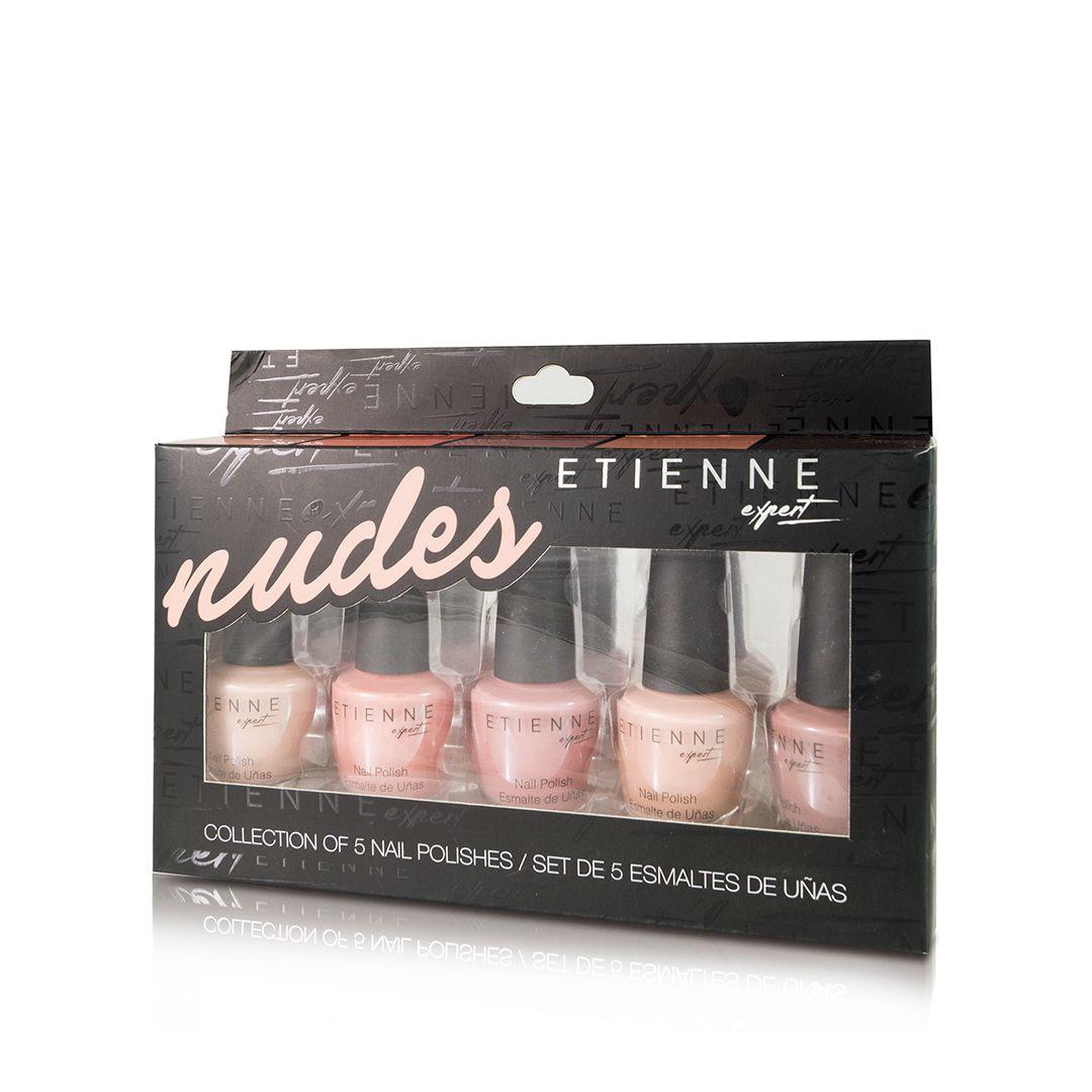 Set de 5 esmaltes de uñas Etienne Nude-0