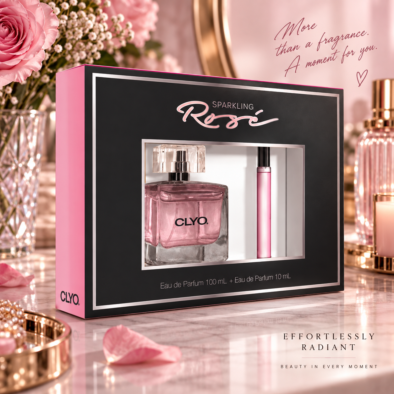 Perfume CLYO Sparkling Rosé EDT 100ml + Perfumero 10ml-1