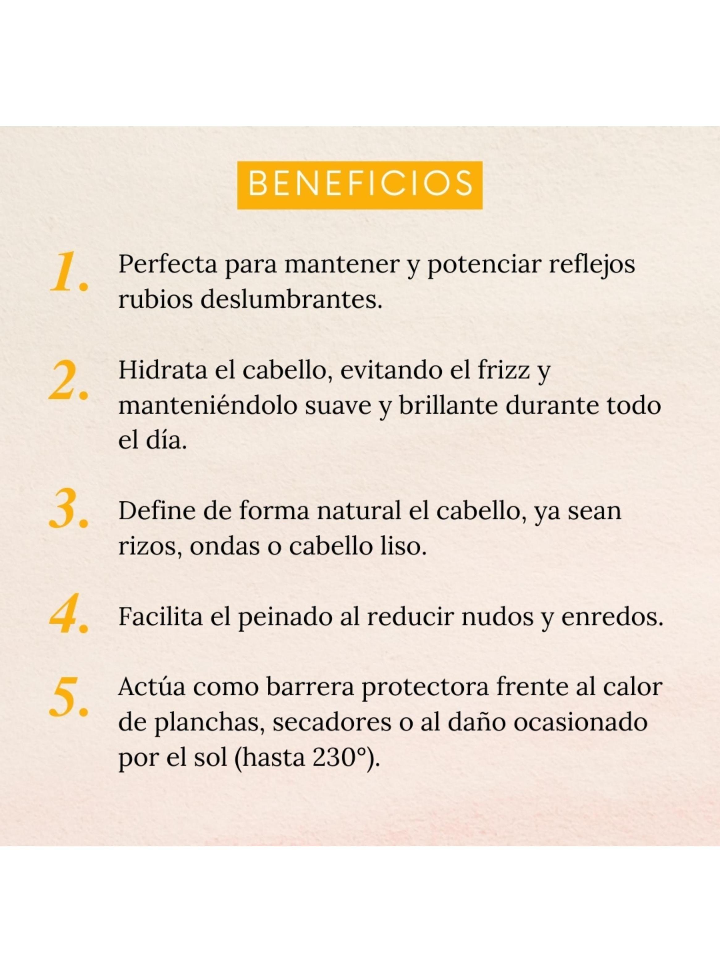 Crema de Peinar Naturaloe Reflejos Rubios 250mL-2