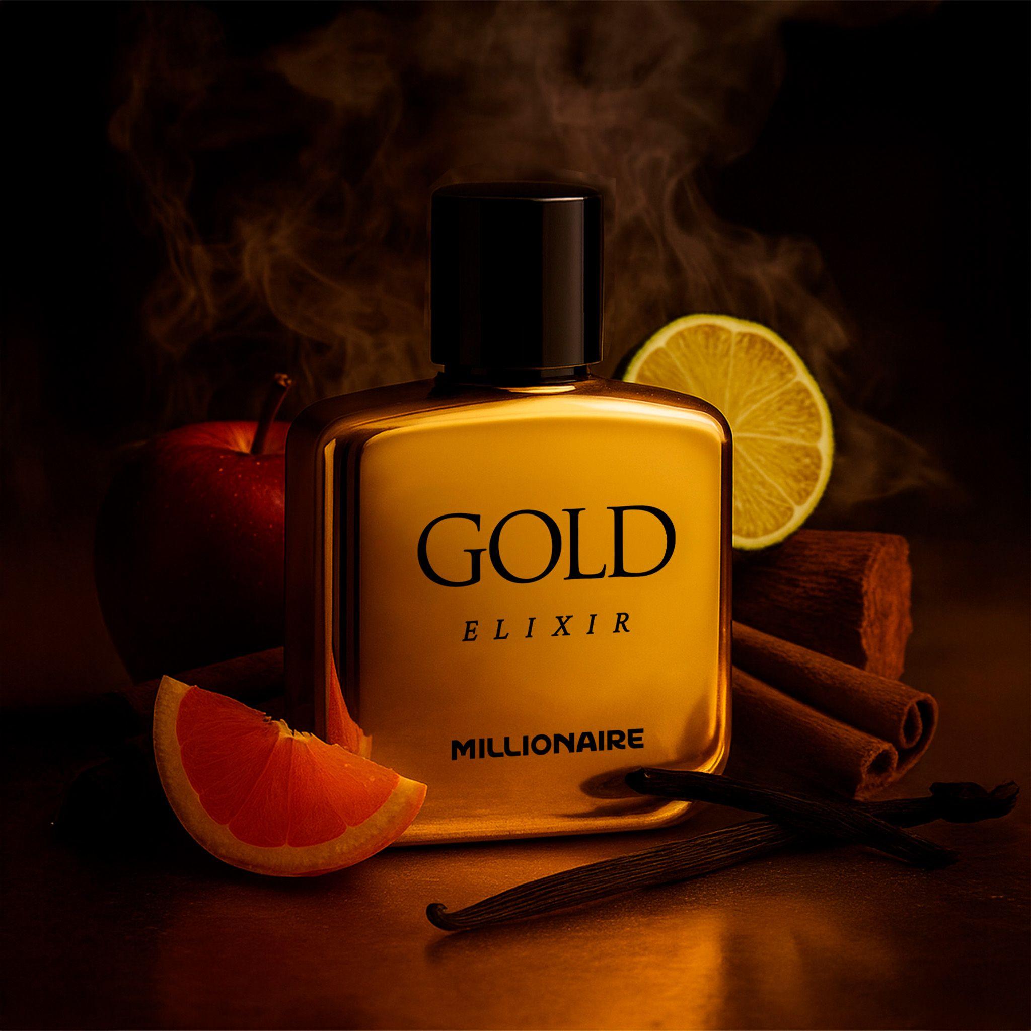 Perfume EDP Gold Elixir 100ml Millionaire Set-2