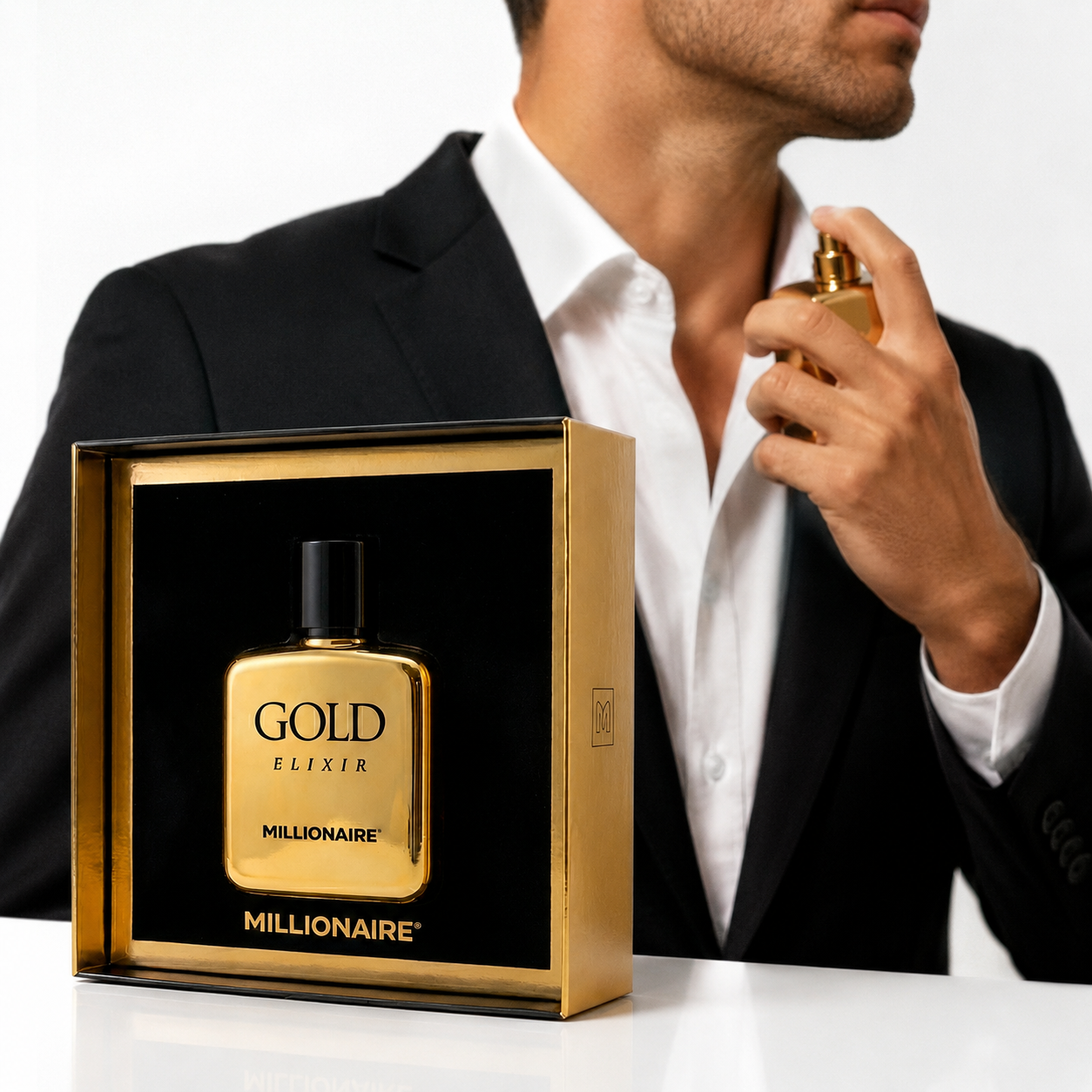 Perfume EDP Gold Elixir 100ml Millionaire Set-2