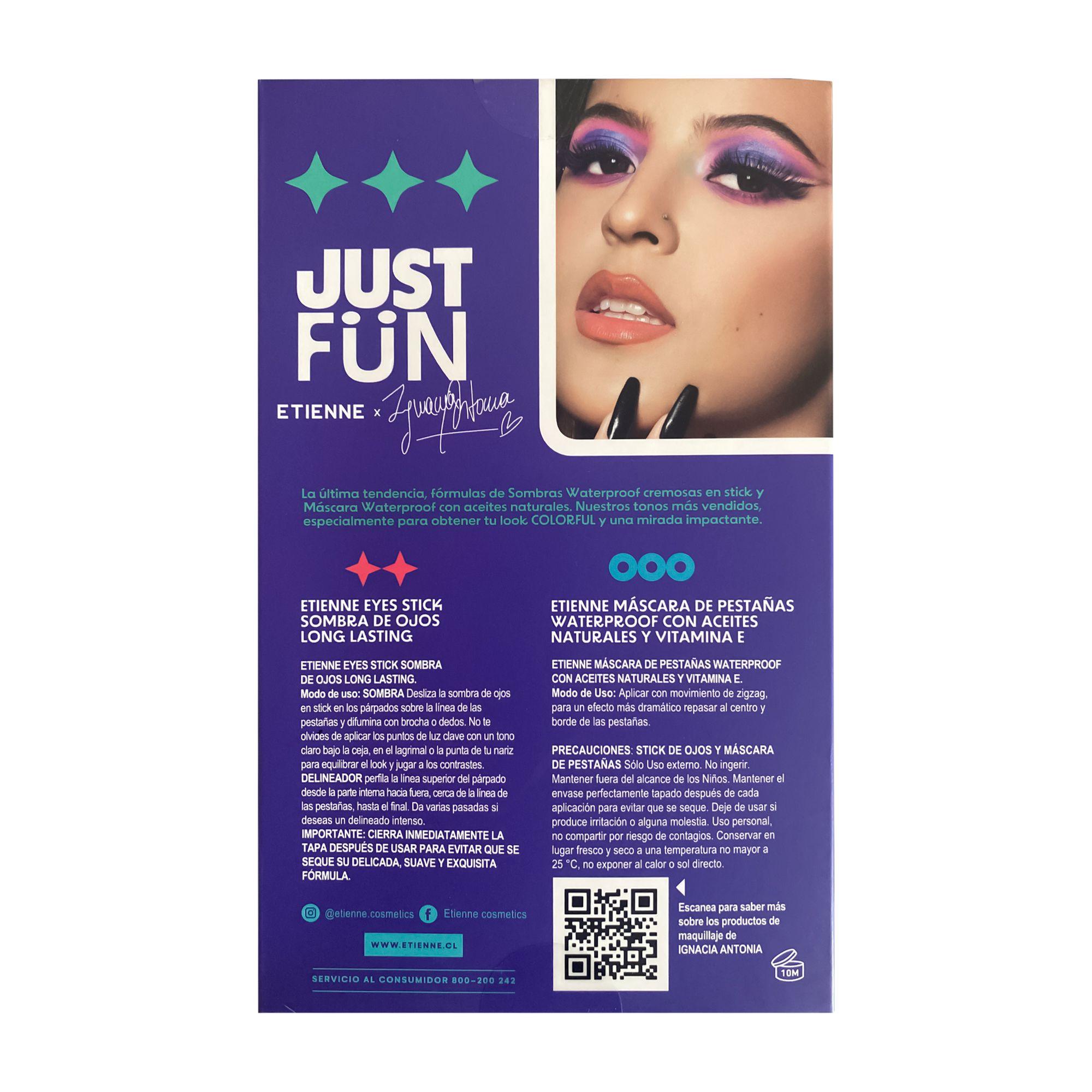 Set Maquillaje ojos Just Fun Colorful Etienne x Ignacia Antonia-4