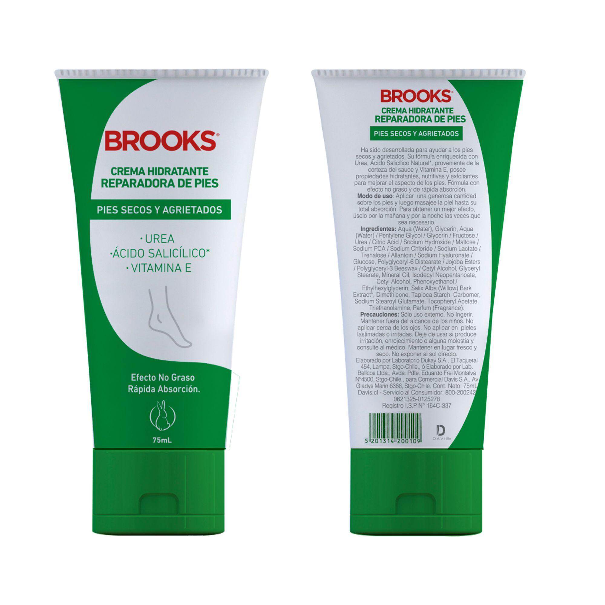 Crema Hidratante de Pies Brooks 75ml-2