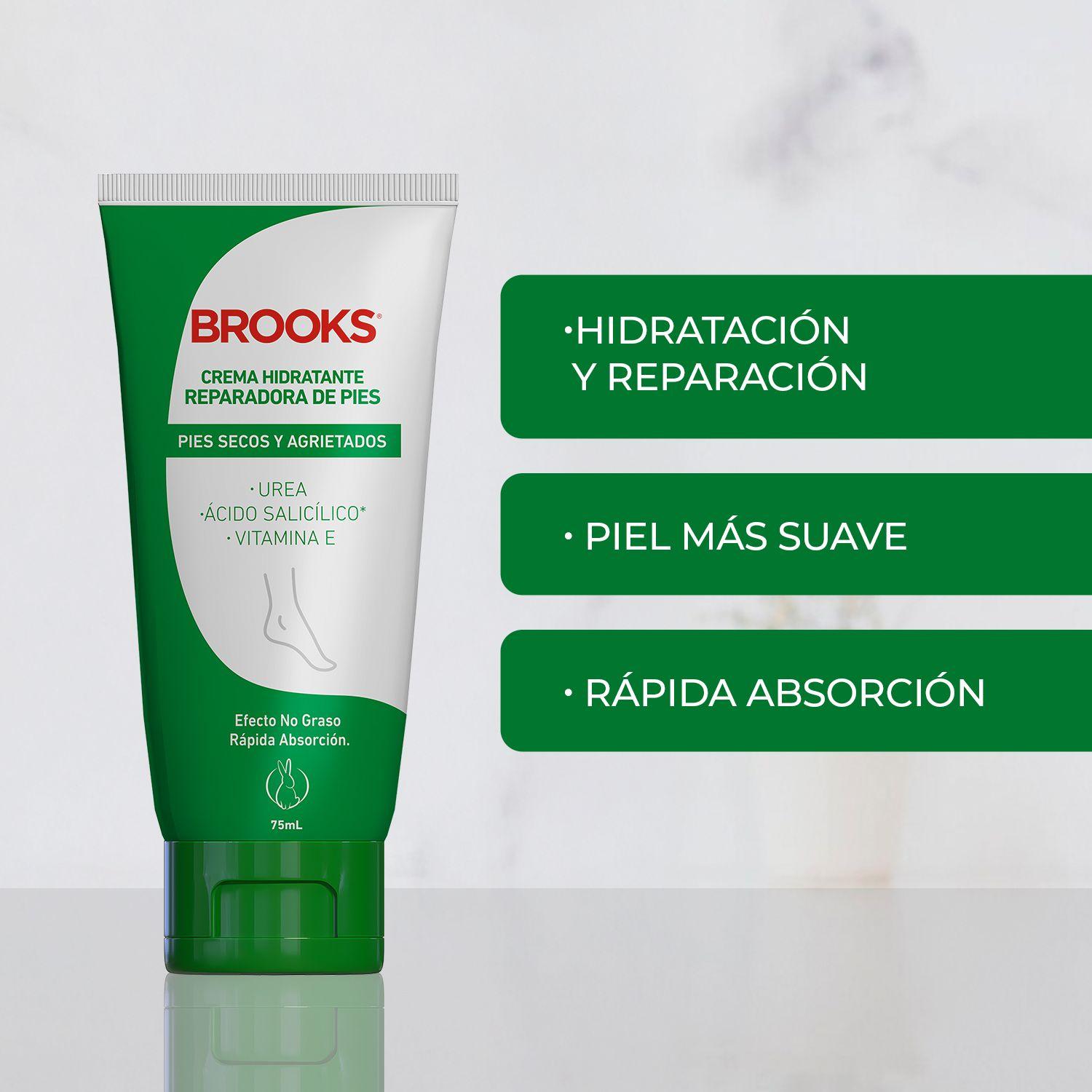 Crema Hidratante de Pies Brooks 75ml-3