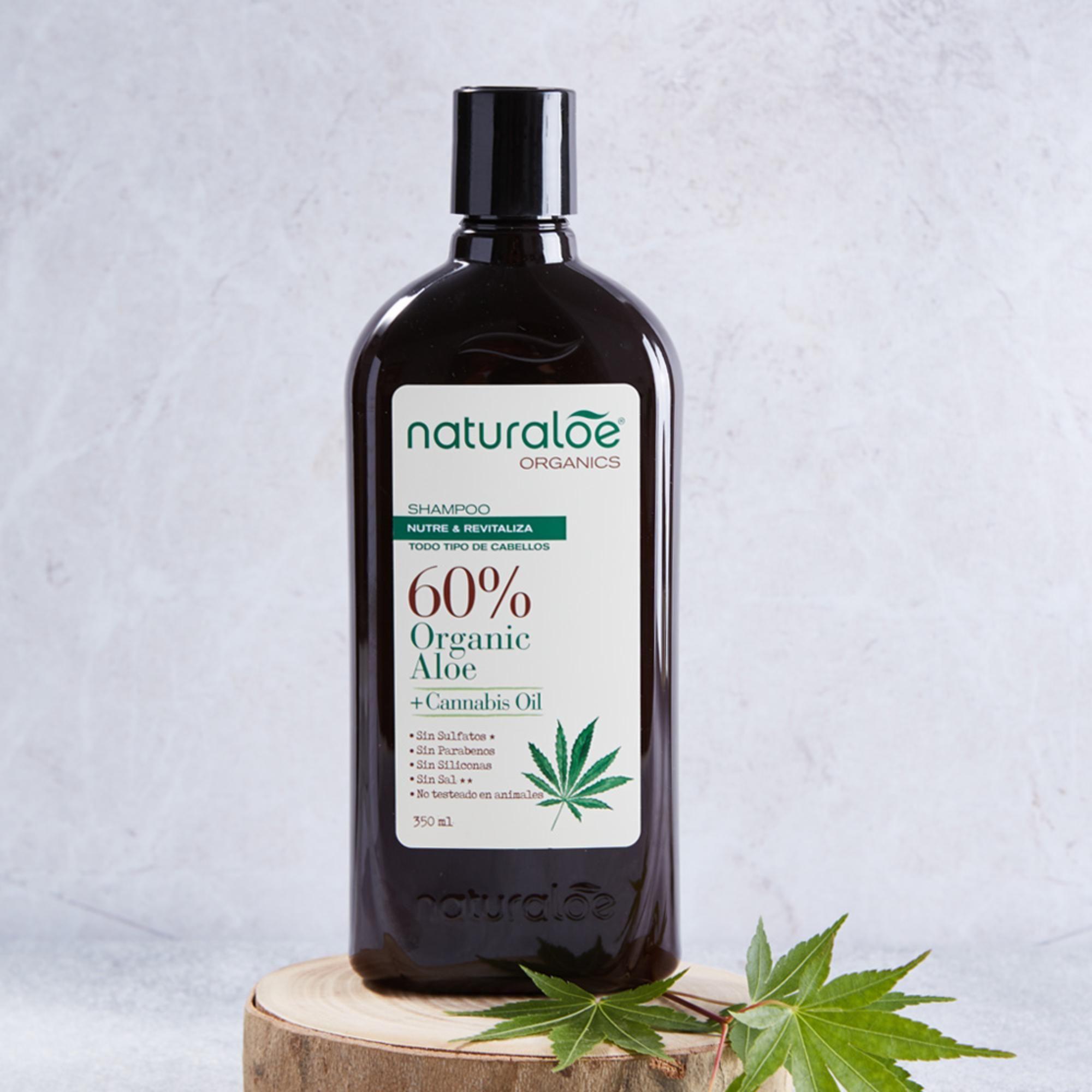 Set Set Shampoo + Acondicionador Cannabis 350ml Naturaloe-2