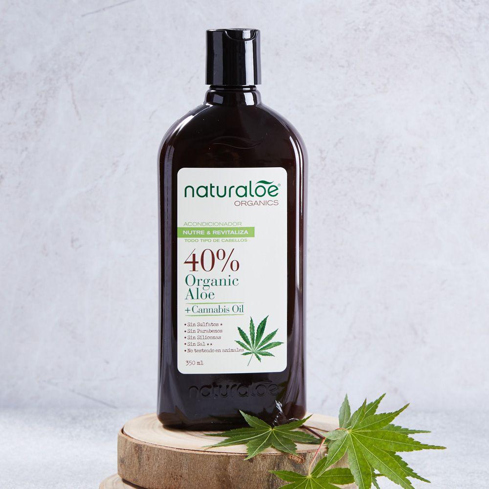 Set Set Shampoo + Acondicionador Cannabis 350ml Naturaloe-3