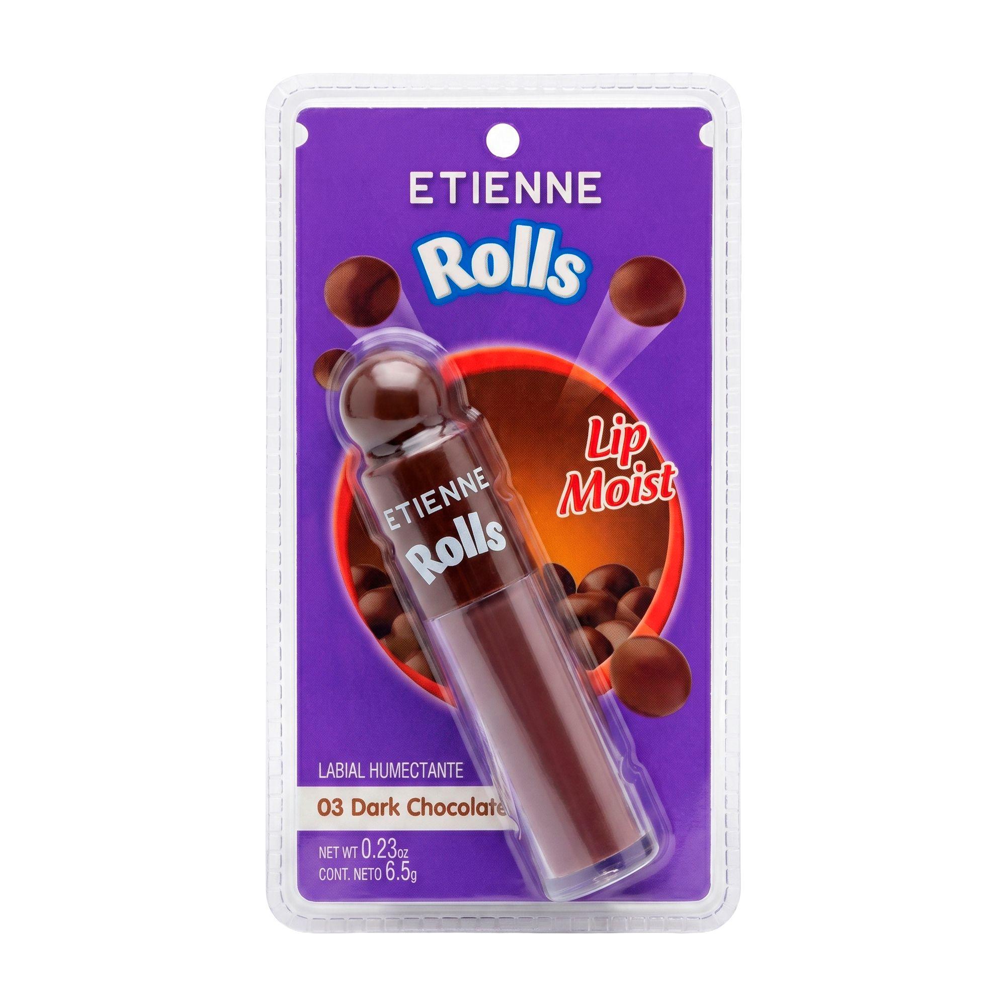 Etienne X Rolls Lip Moist Labial Líquido Tono Dark Chocolate-0