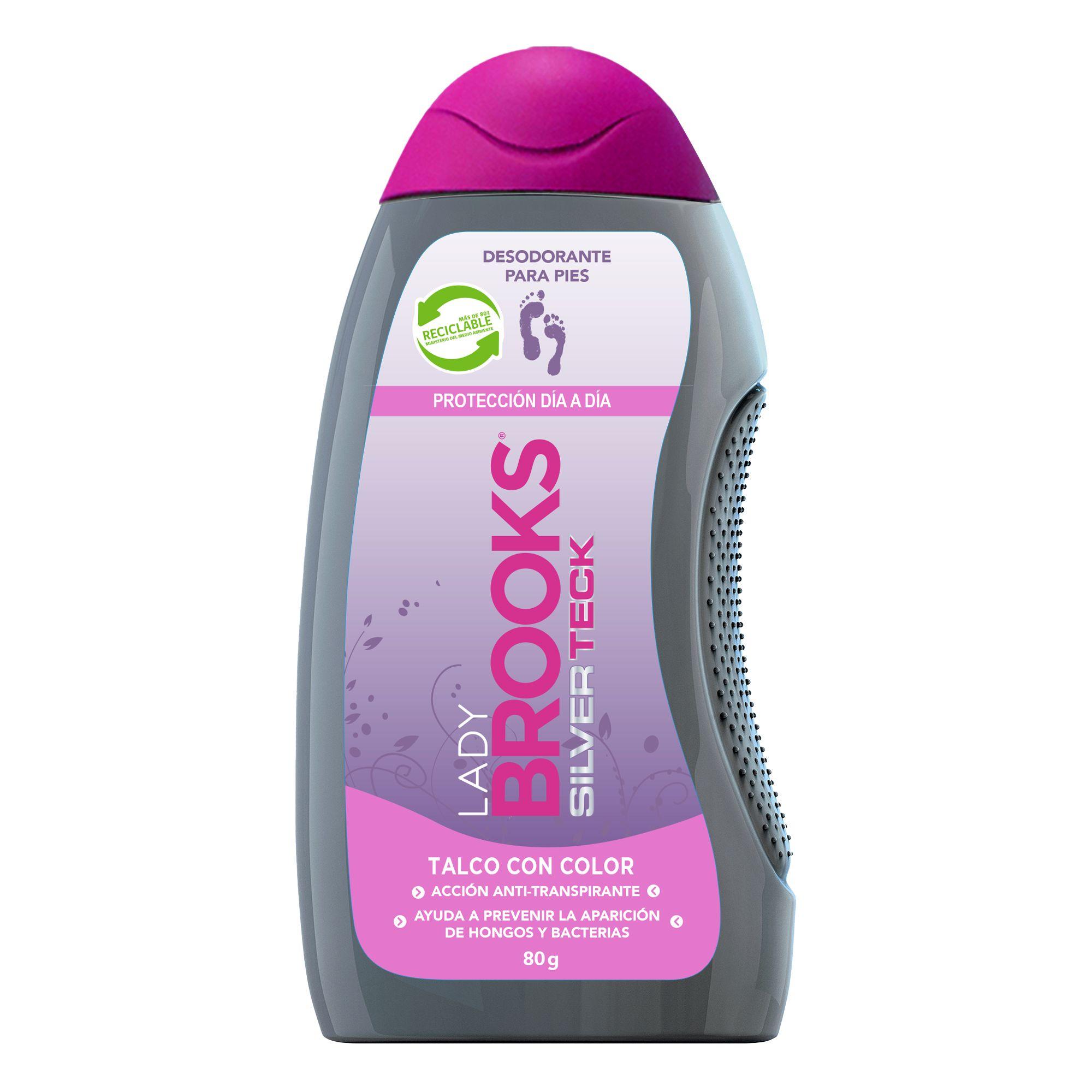 Talco Lady Brooks Silver Teck 80 grs-1