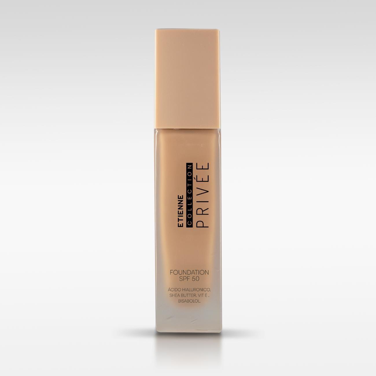 Privee Foundation SPF50 Medium02 Acido Hialuronico VitaminaE-0