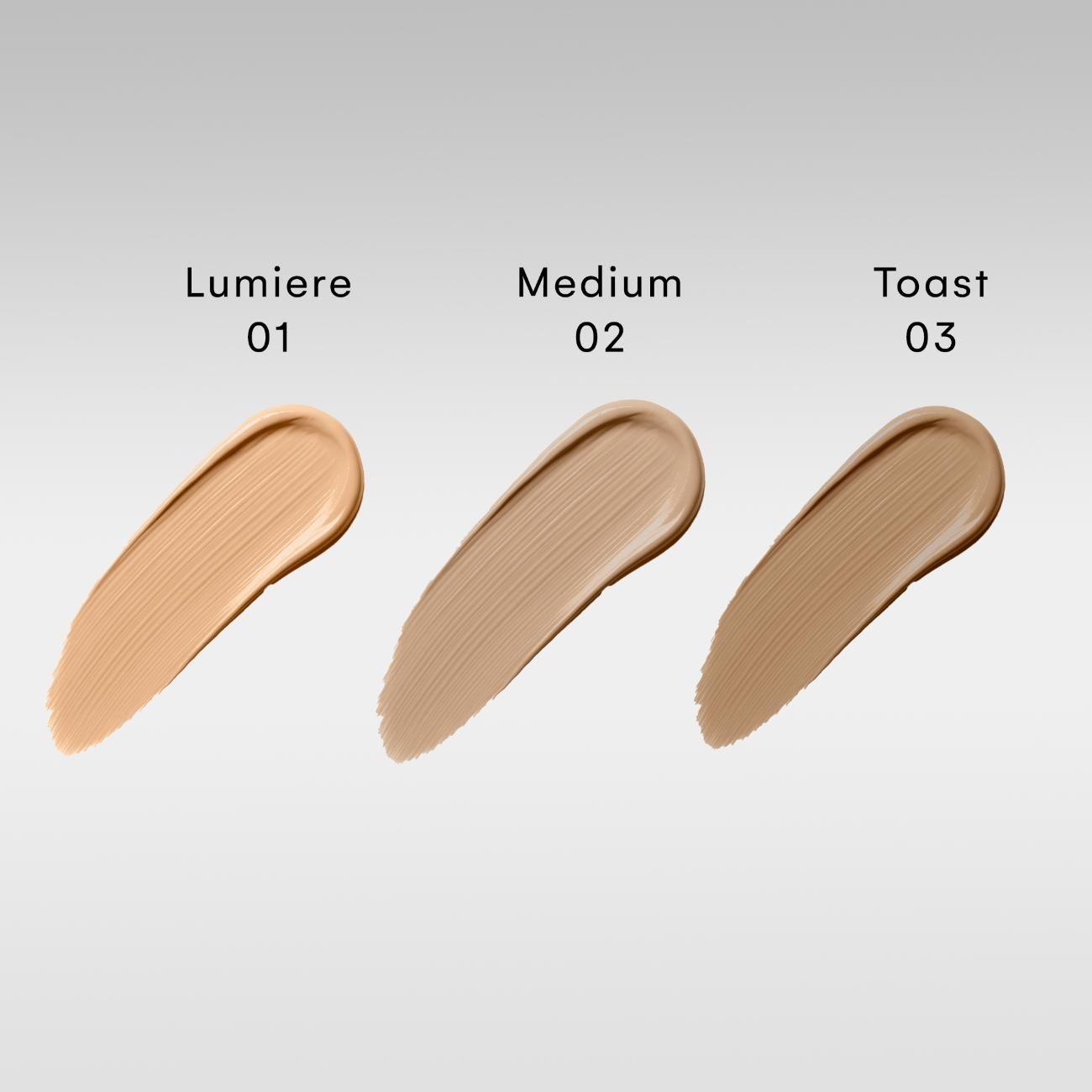 Privee Foundation SPF50 Medium02 Acido Hialuronico VitaminaE-2