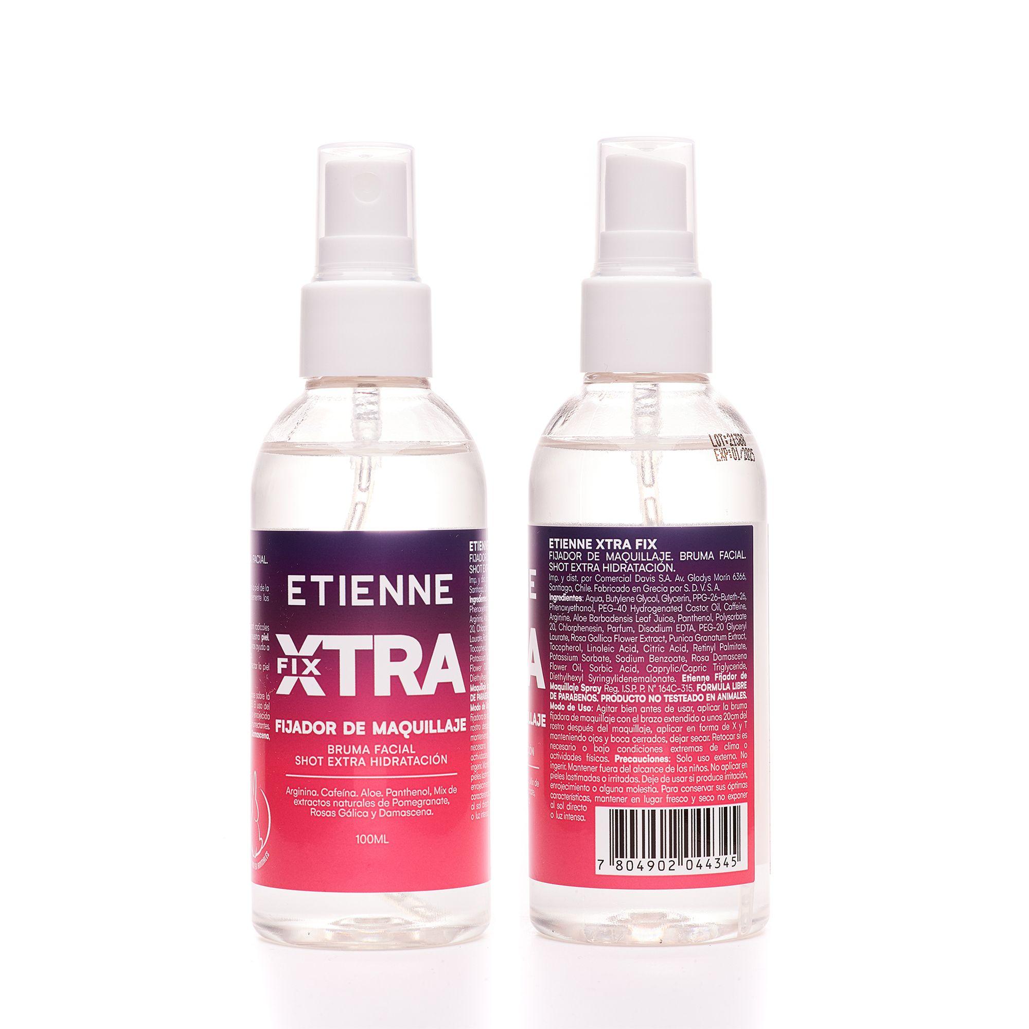 Fijador de Maquillaje Spray Etienne Xtra Fix 100ml-2