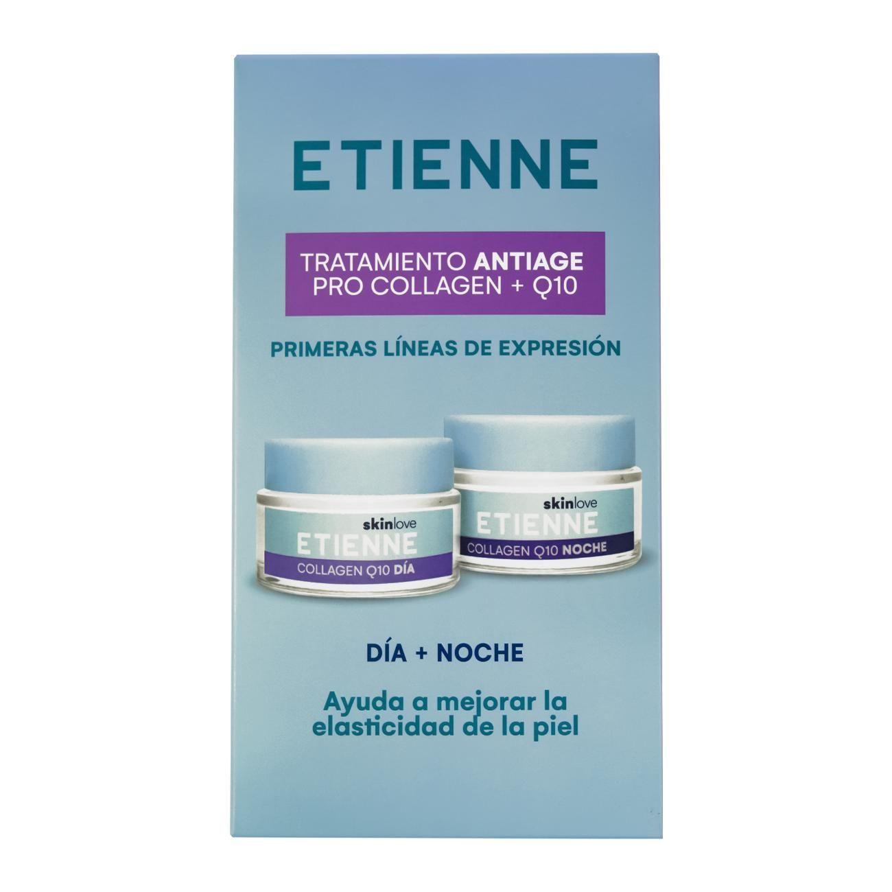 Etienne Collagen Q10 Día y Noche 50g c/u-2
