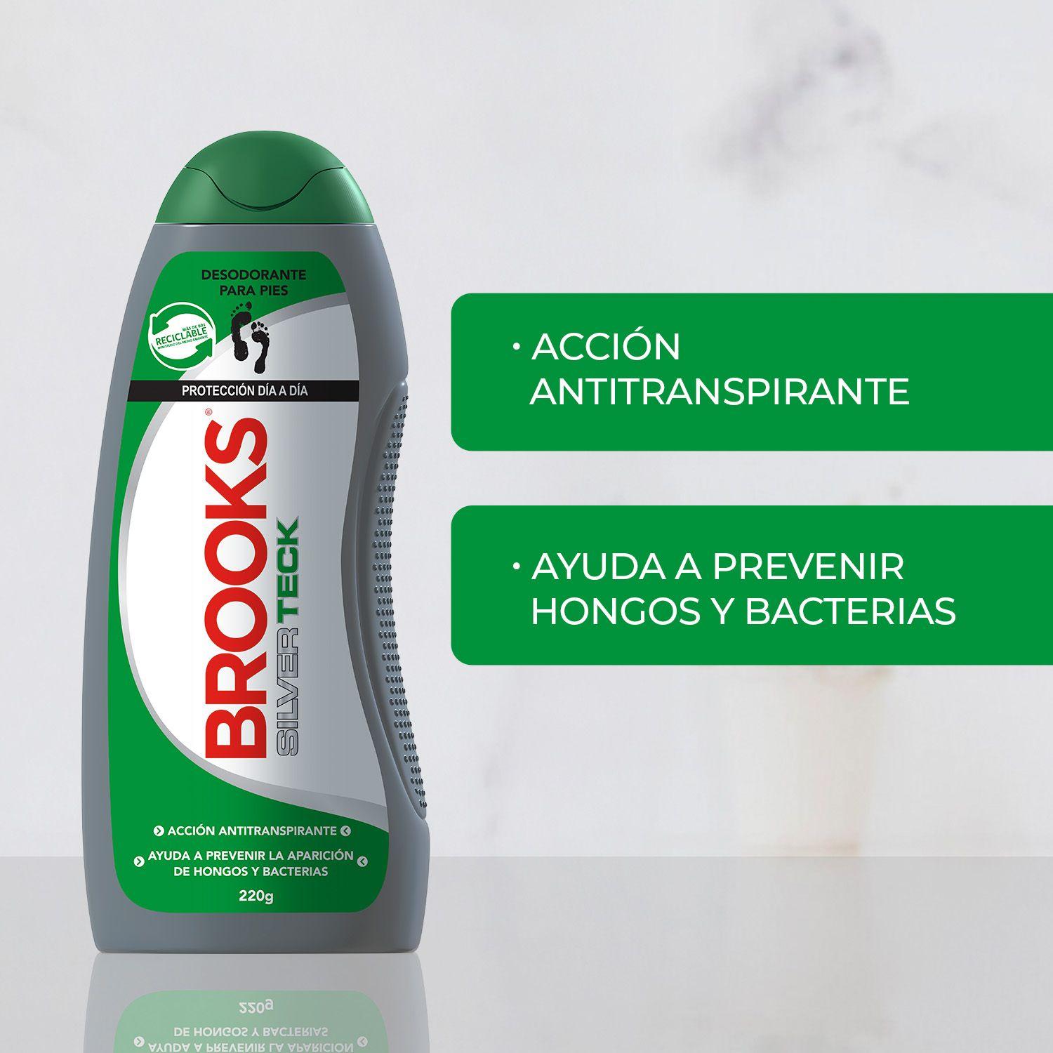 Brooks Talco Polvo Silver Teck 220gr-3