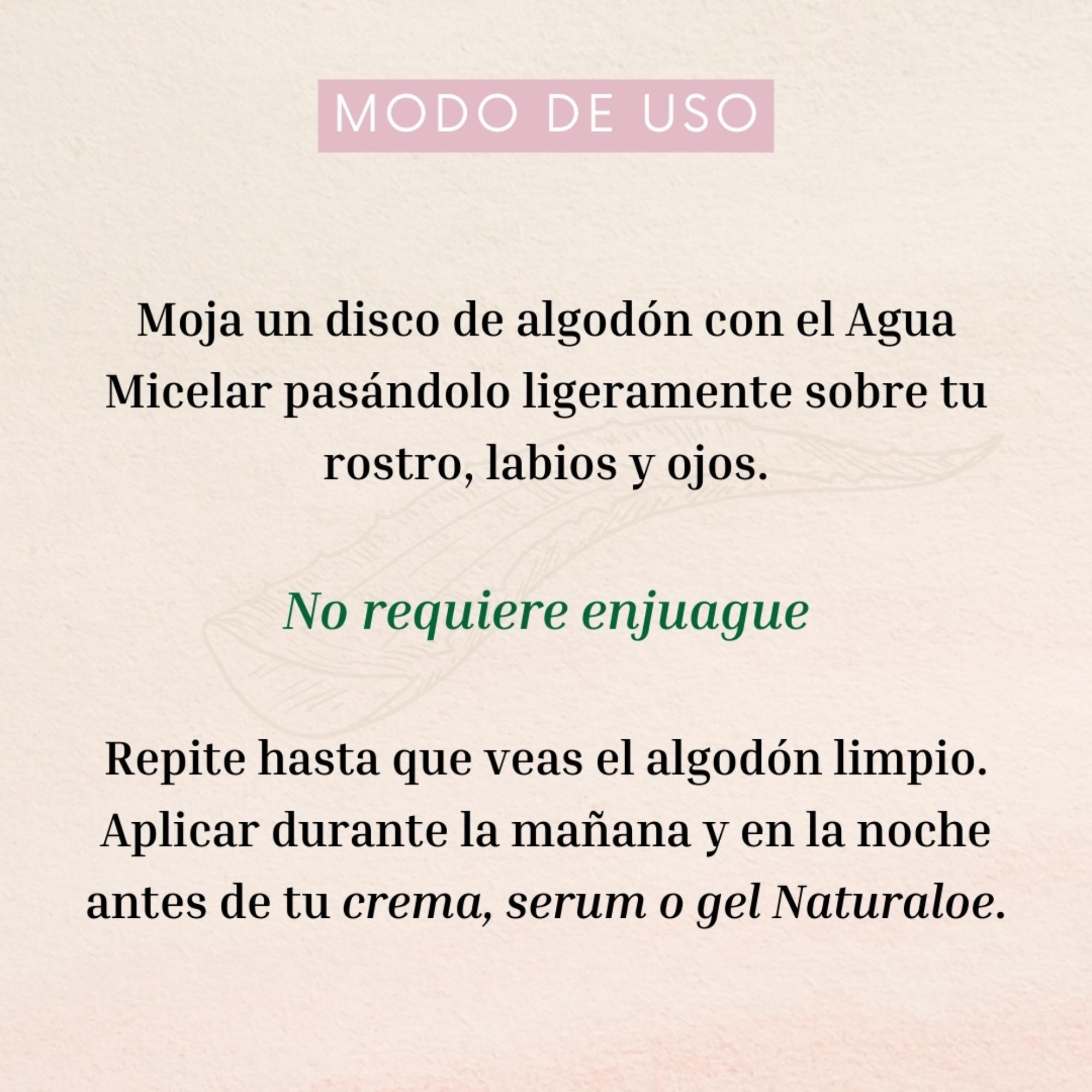 Agua Micelar Naturaloe 250ml-4